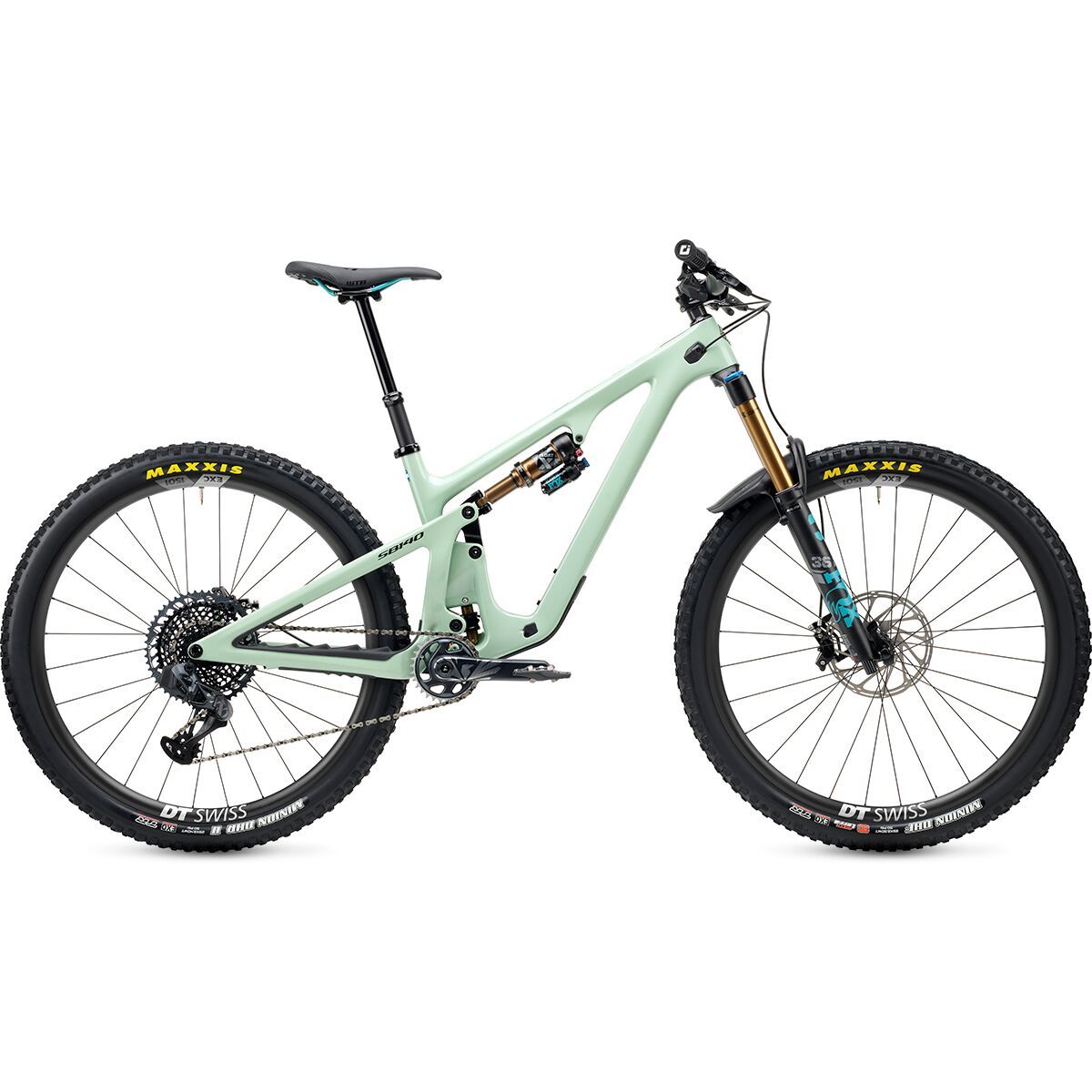Yeti Cycles SB140 T3 TLR X01 Eagle AXS 29in Carbon Wheels Mountain Bike Sage, XXL