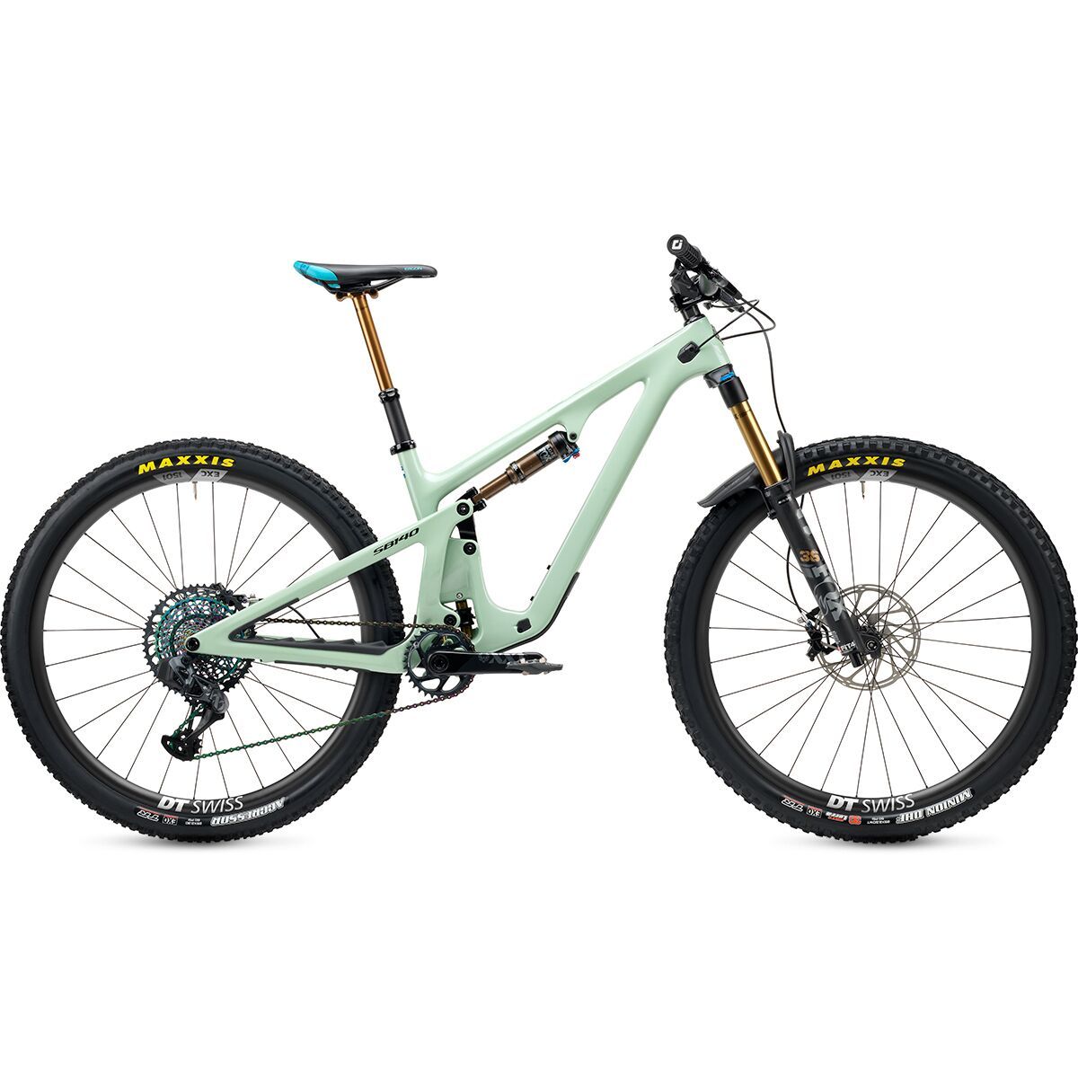 Yeti Cycles SB140 T4 XX1 Eagle AXS 29in Carbon Wheels Mountain Bike Sage, XL