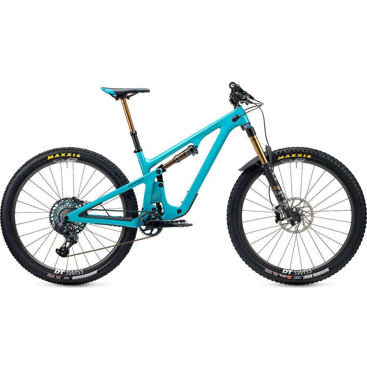 Yeti Cycles SB140 T4 XX1 Eagle AXS 29in Carbon Wheels Mountain Bike Turquoise, L