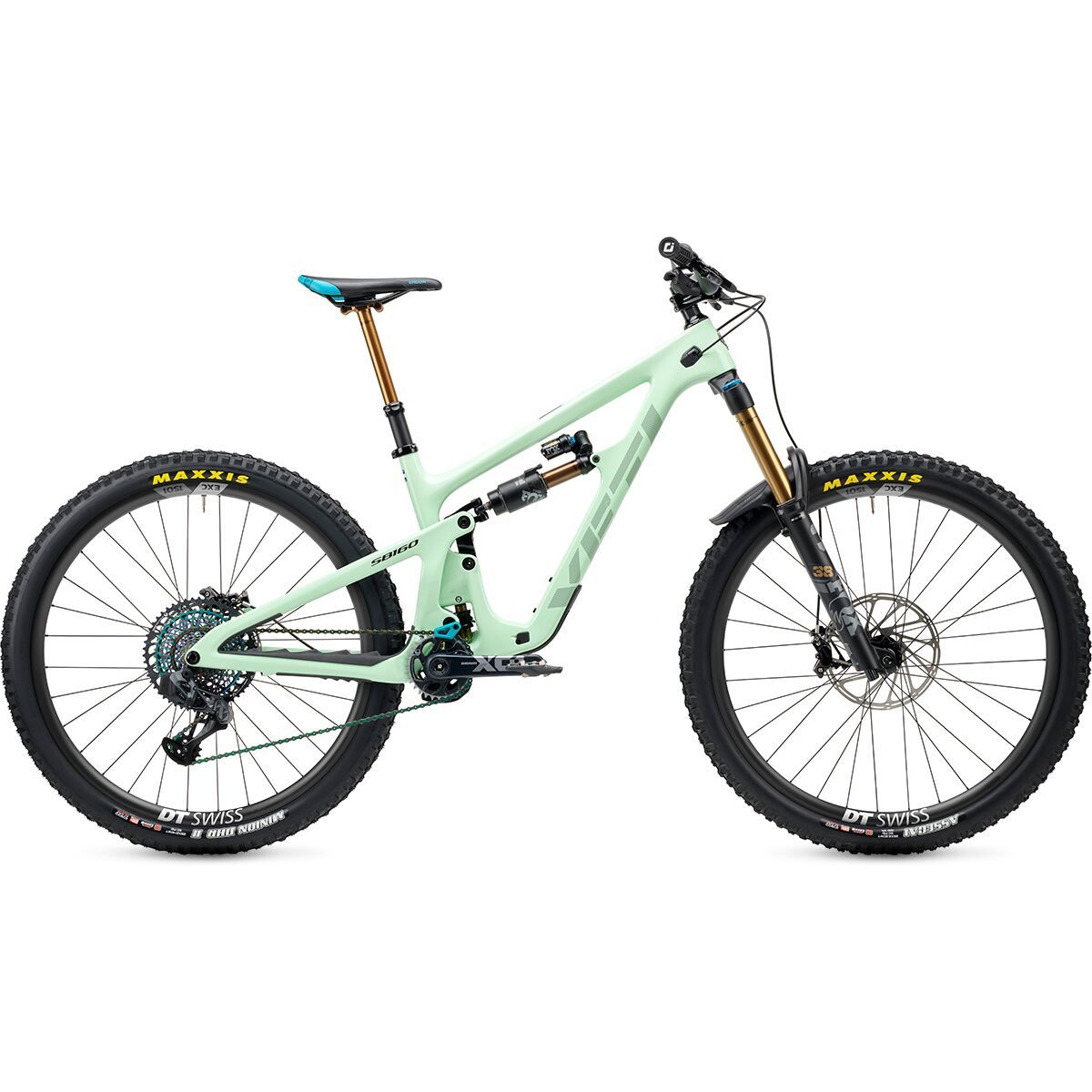 Yeti Cycles SB160 T4 XX1 Eagle AXS Carbon Wheel Mountain Bike Radium, XL