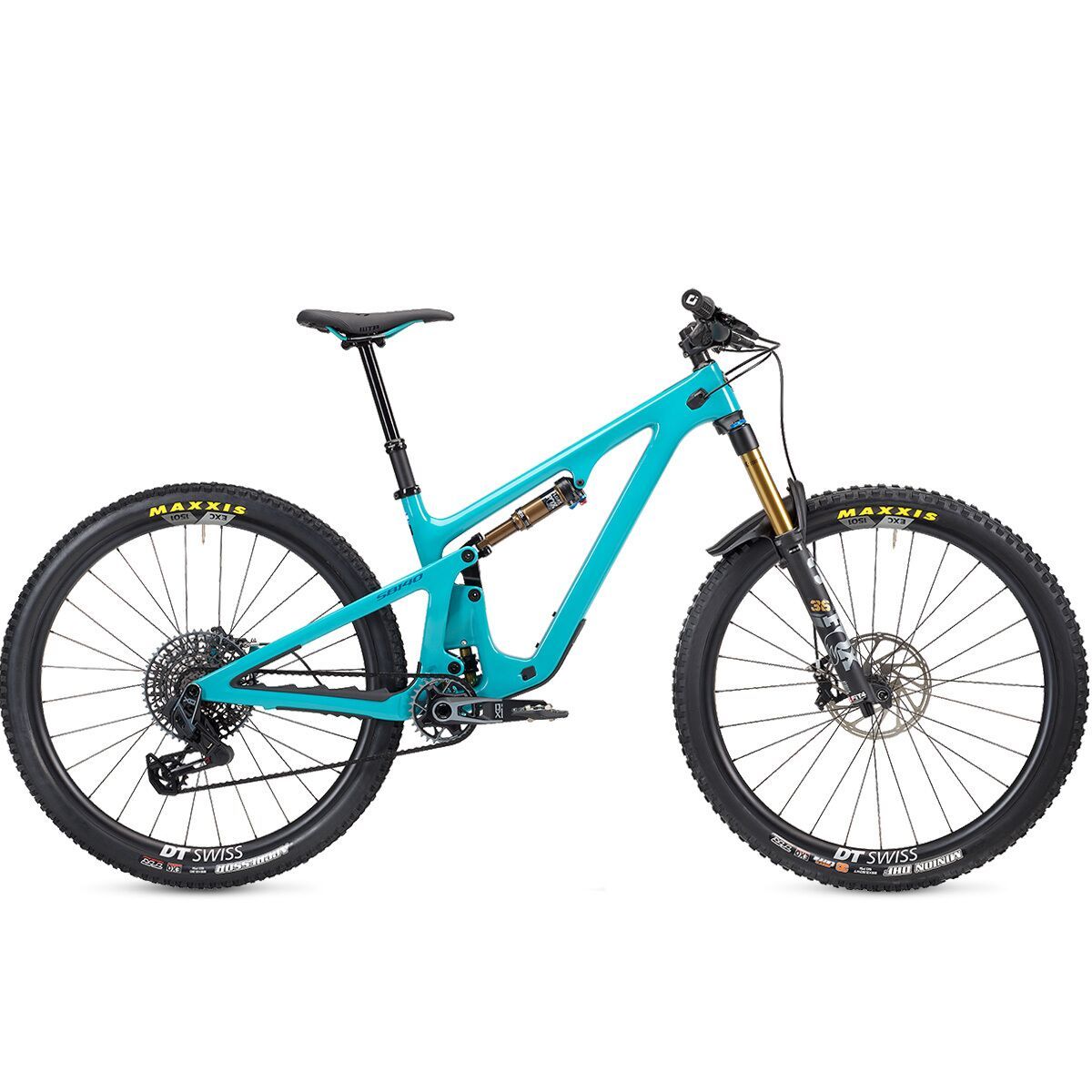Image of Yeti Cycles SB140 T3 X0 Transmission Carbon Wheel Mountain Bike - 2024 Turquoise, XL