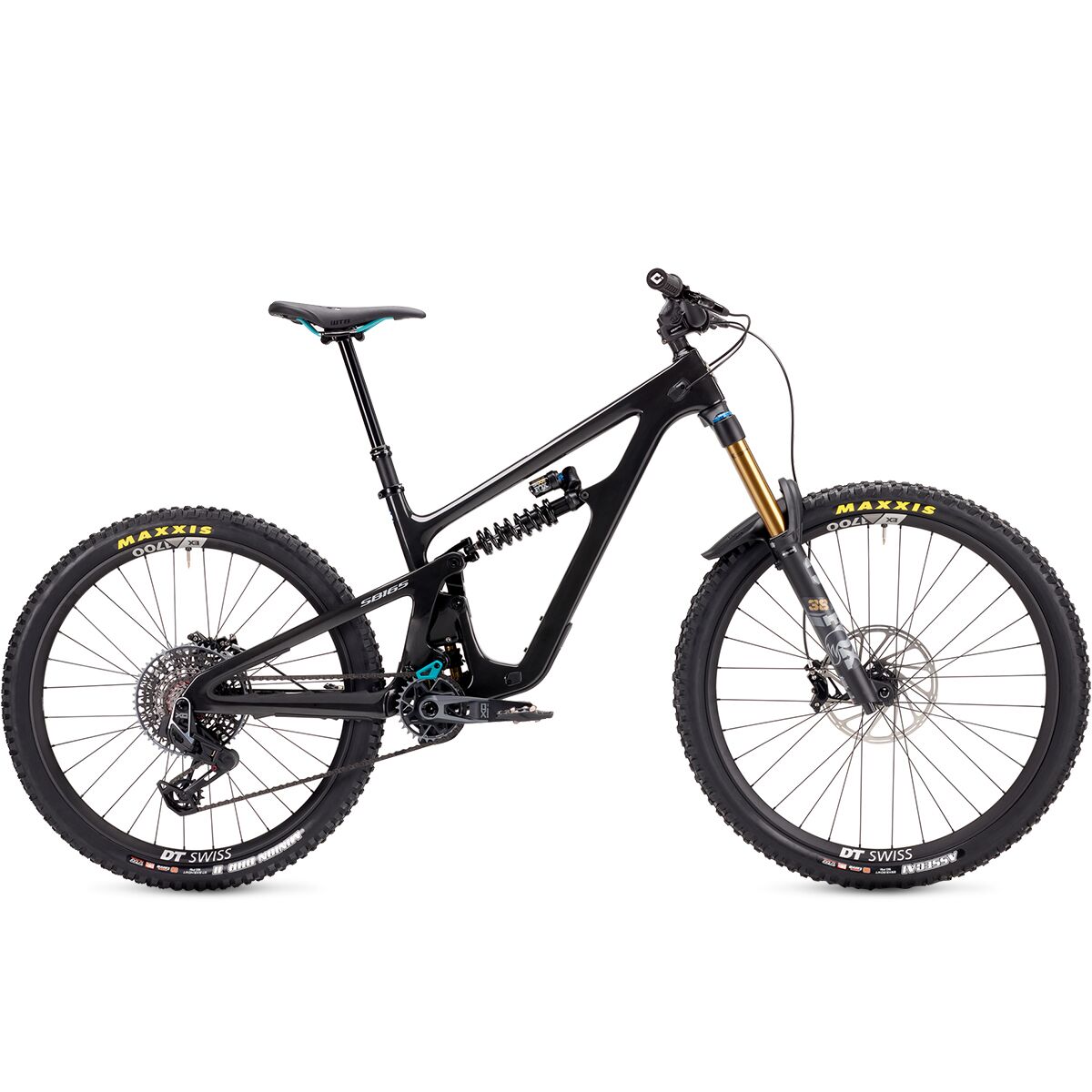 Image of Yeti Cycles SB165 T3 X0 Transmission Mountain Bike Raw Gloss, XL