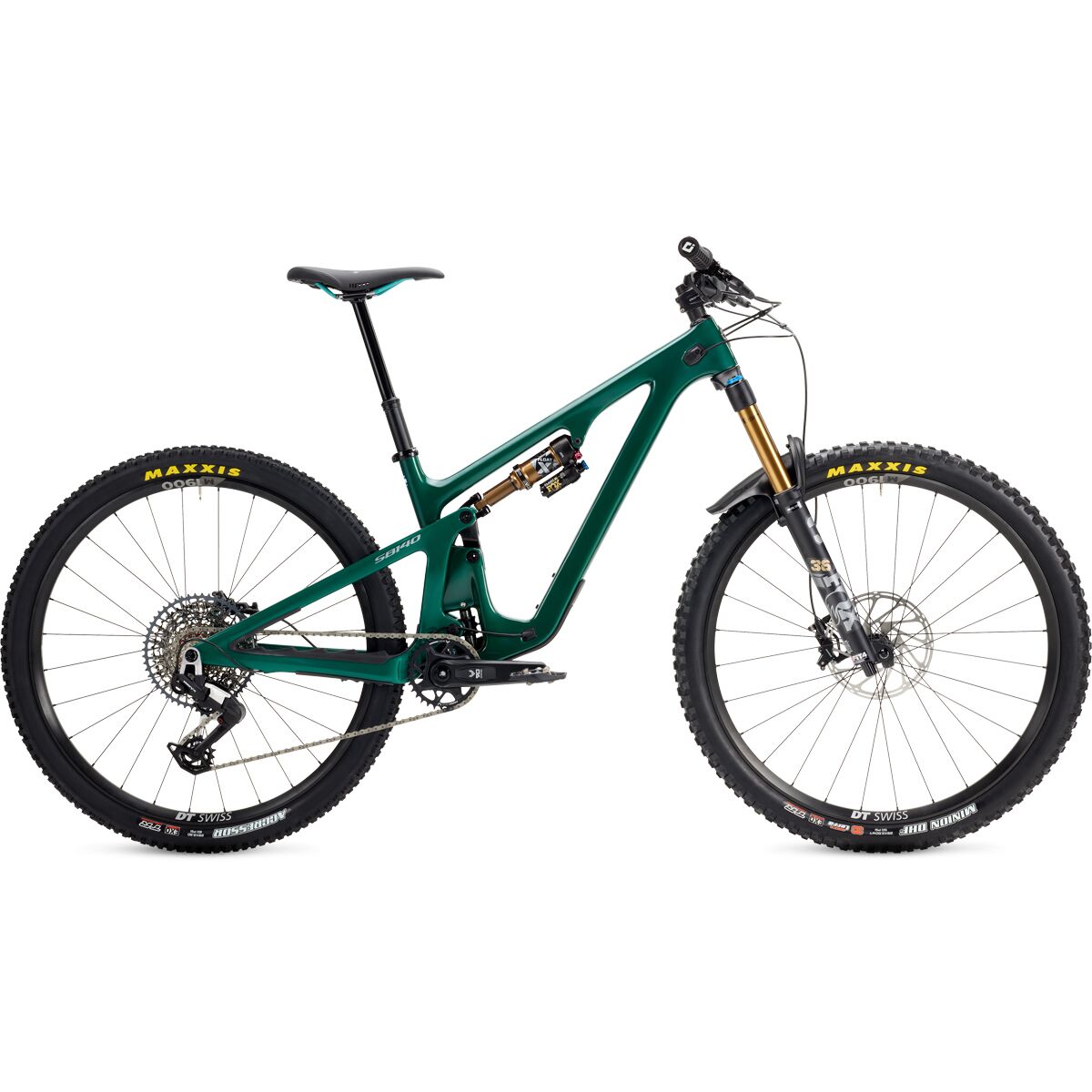 Image of Yeti Cycles SB140 C2 Eagle 90 Factory Mountain Bike Emerald, L