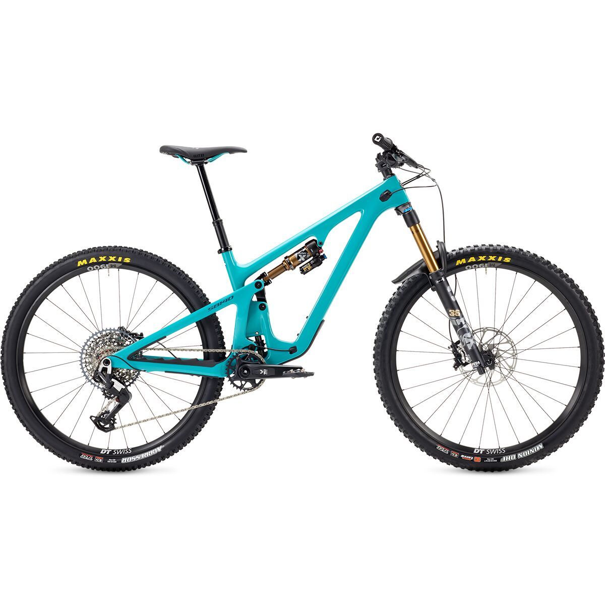 Image of Yeti Cycles SB140 C2 Eagle 90 Factory Mountain Bike Turquoise, L