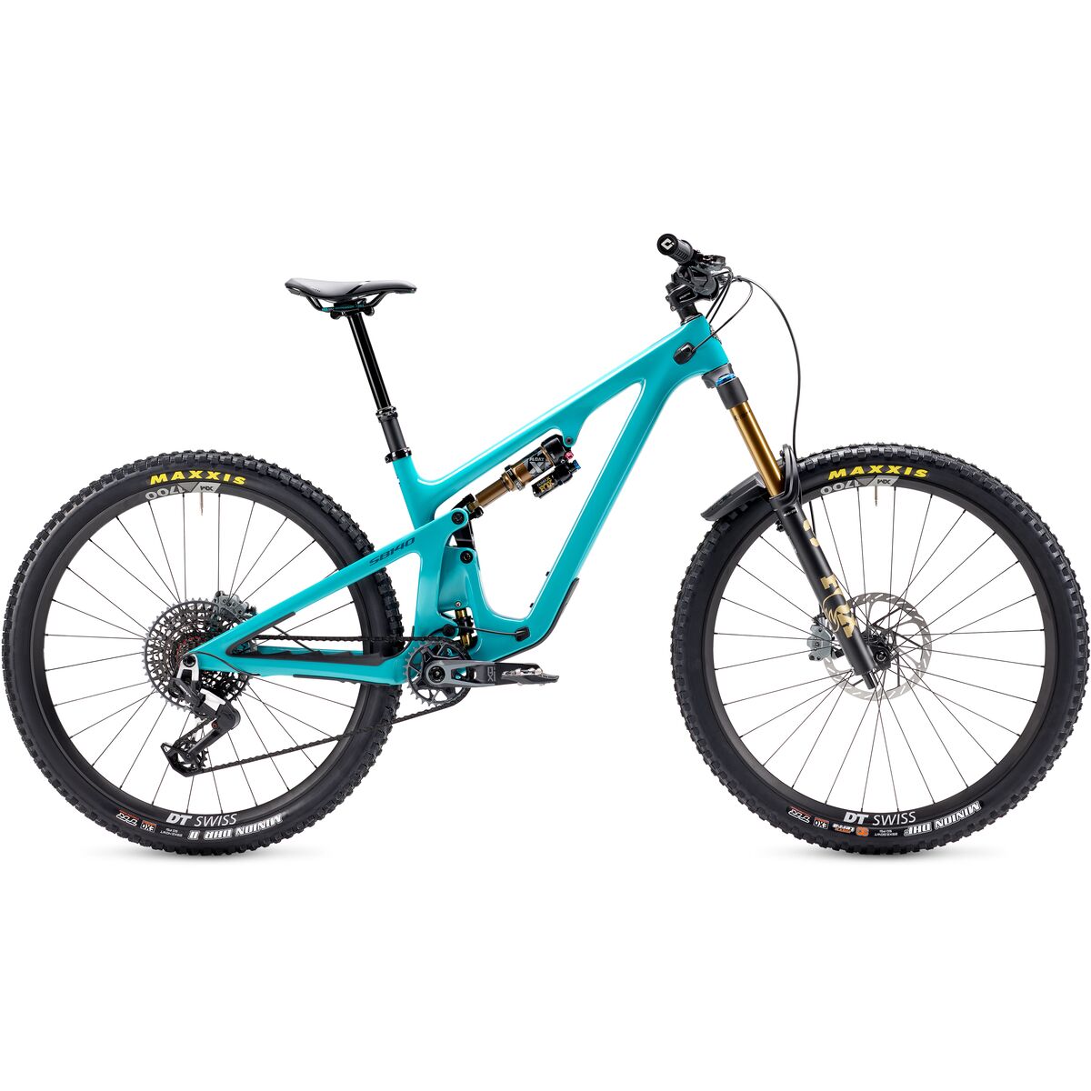 Image of Yeti Cycles SB140 T2 Eagle 90/X0 Carbon Wheel Mountain Bike Turquoise, M