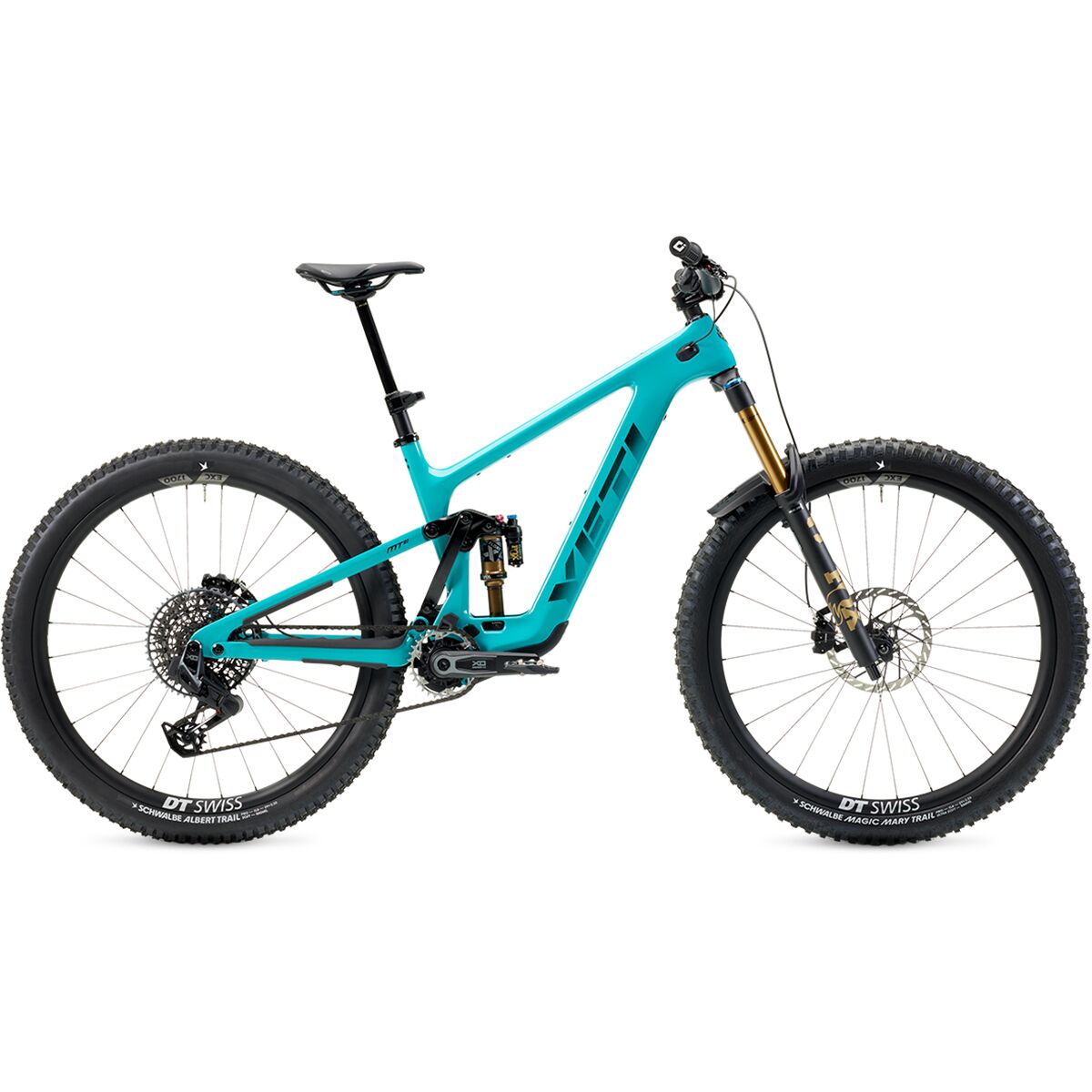 Image of Yeti Cycles Mte T3 X0 Transmission Carbon Wheel eBike Turquoise, M