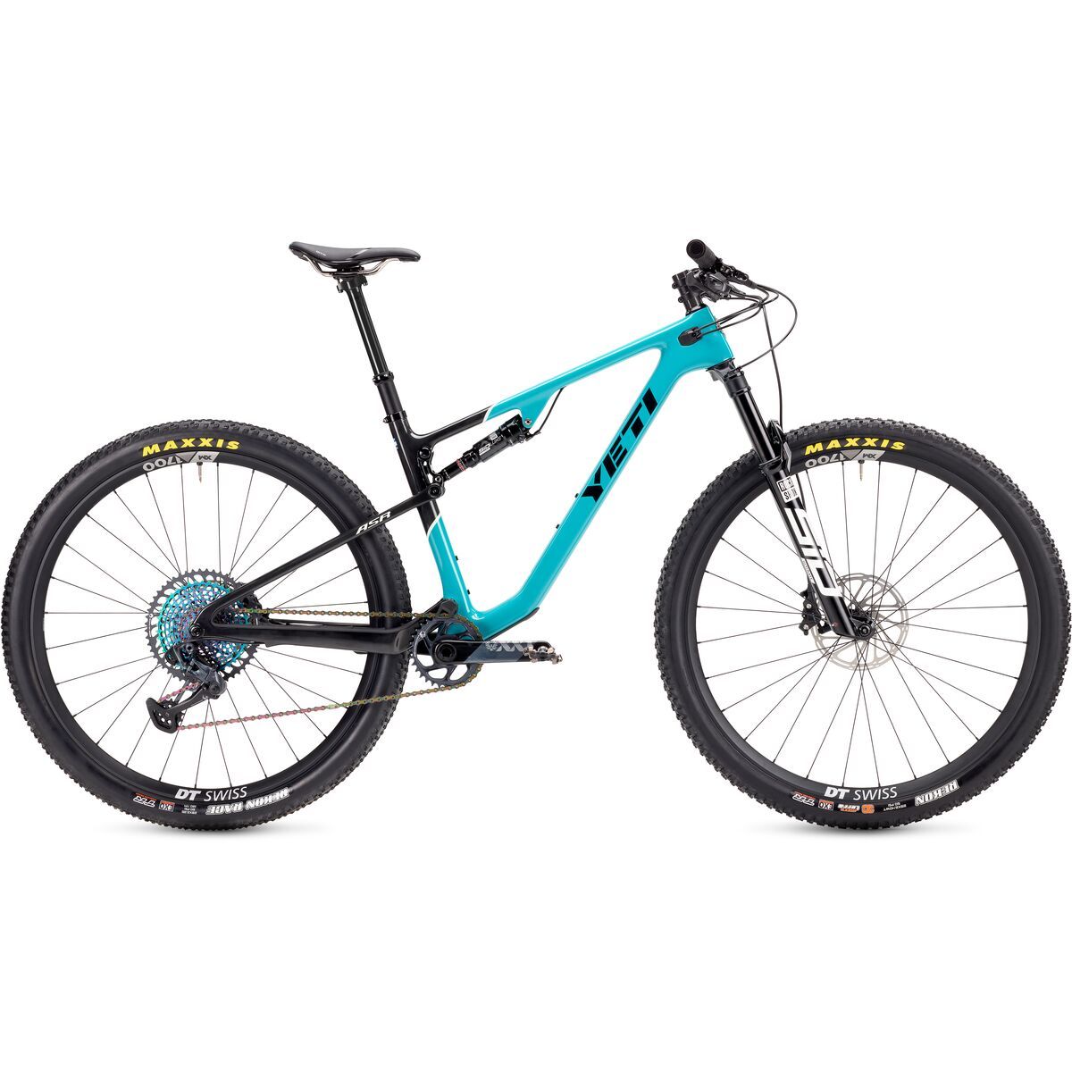 Image of Yeti Cycles ASR T4 XTR Di2 Carbon Wheel Mountain Bike Turquoise, L