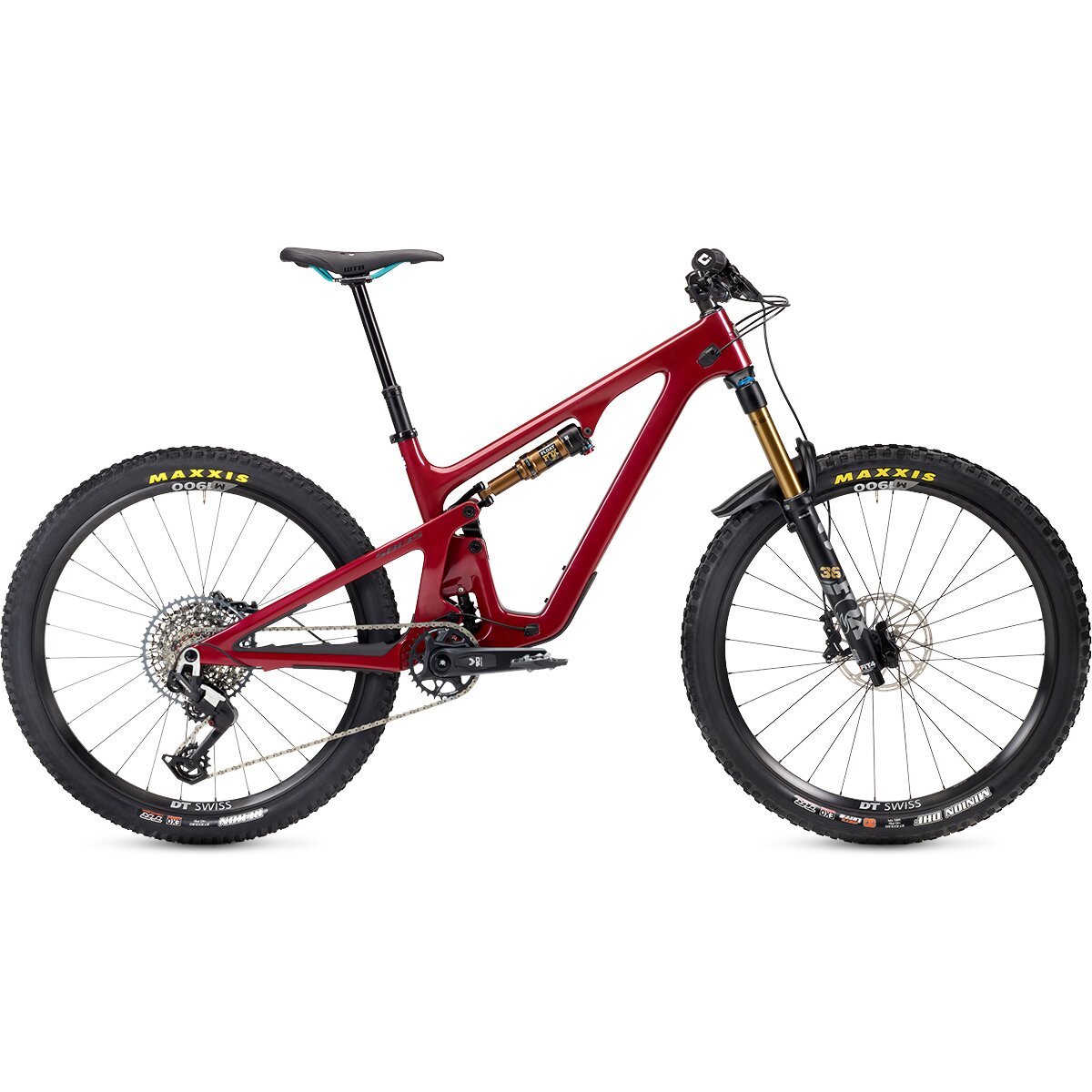 Image of Yeti Cycles SB135 C2 Eagle 90 Factory Mountain Bike Cherry, M