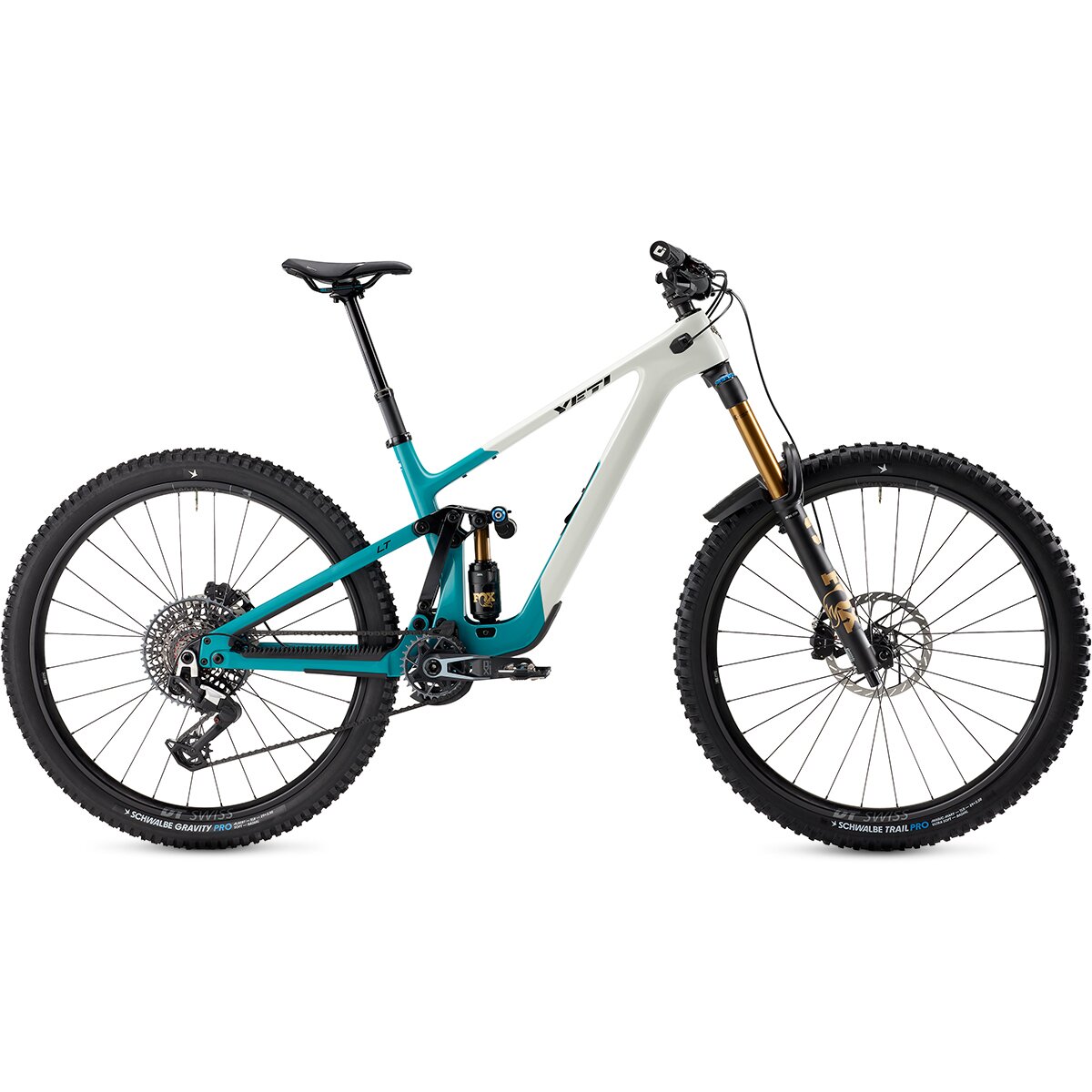 Image of Yeti Cycles LT 90/X0 Carbon Wheel Mountain Bike Turquoise, M