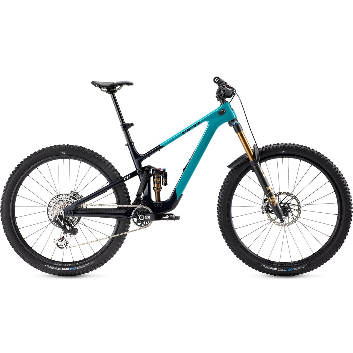 Image of Yeti Cycles MT XX Transmission Carbon Wheel Mountain Bike Turquoise, L