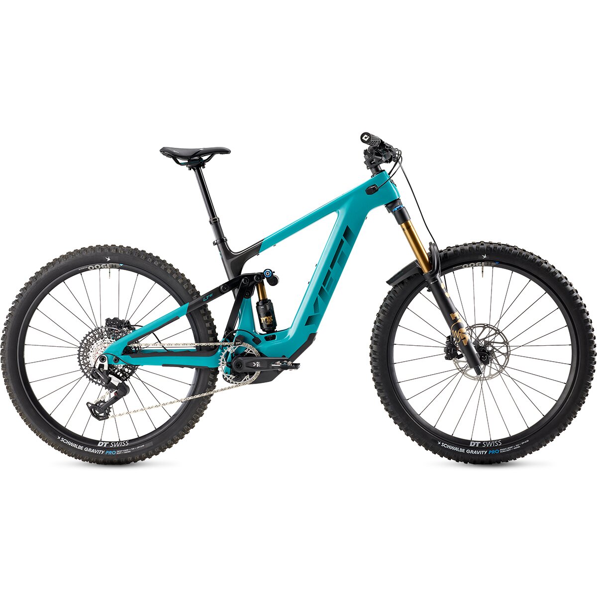 Image of Yeti Cycles LTe Eagle 90 Transmission E-Bike Turquoise, M