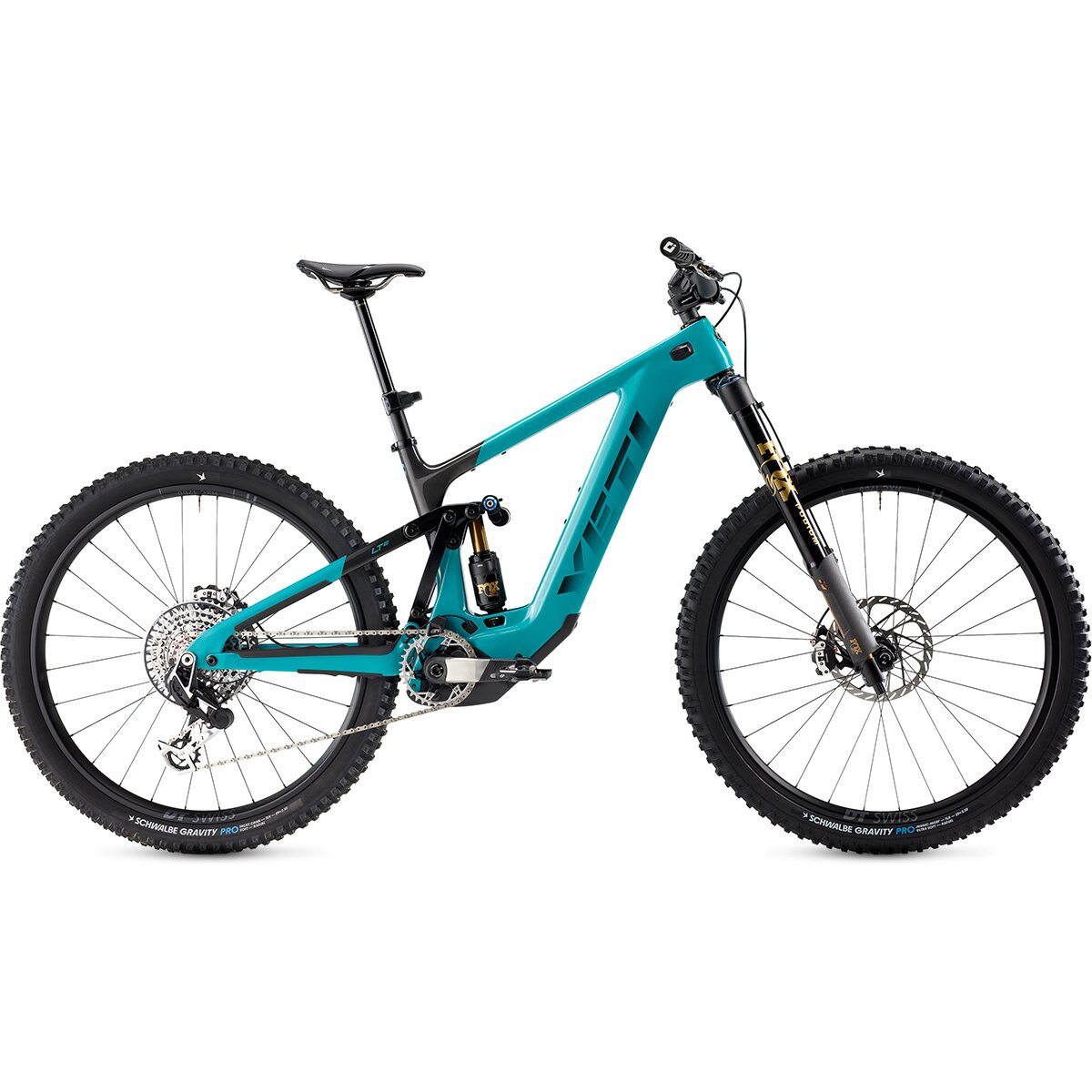 Image of Yeti Cycles LTe XX Transmission Carbon Wheel E-Bike Turquoise, L