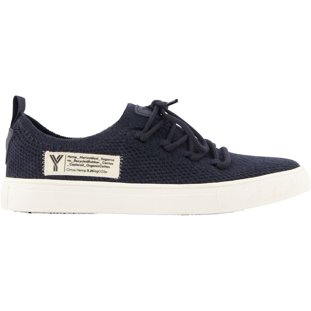 YY Nation Cirrus Hemp Shoe - Men's Navy/White, 11.5