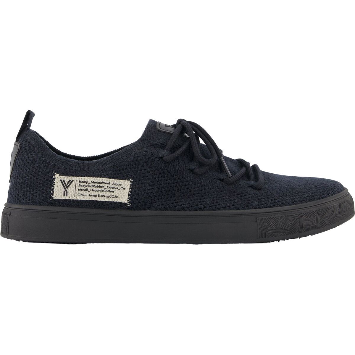 YY Nation Cirrus Hemp Shoe - Women's Black/Black, 7.0
