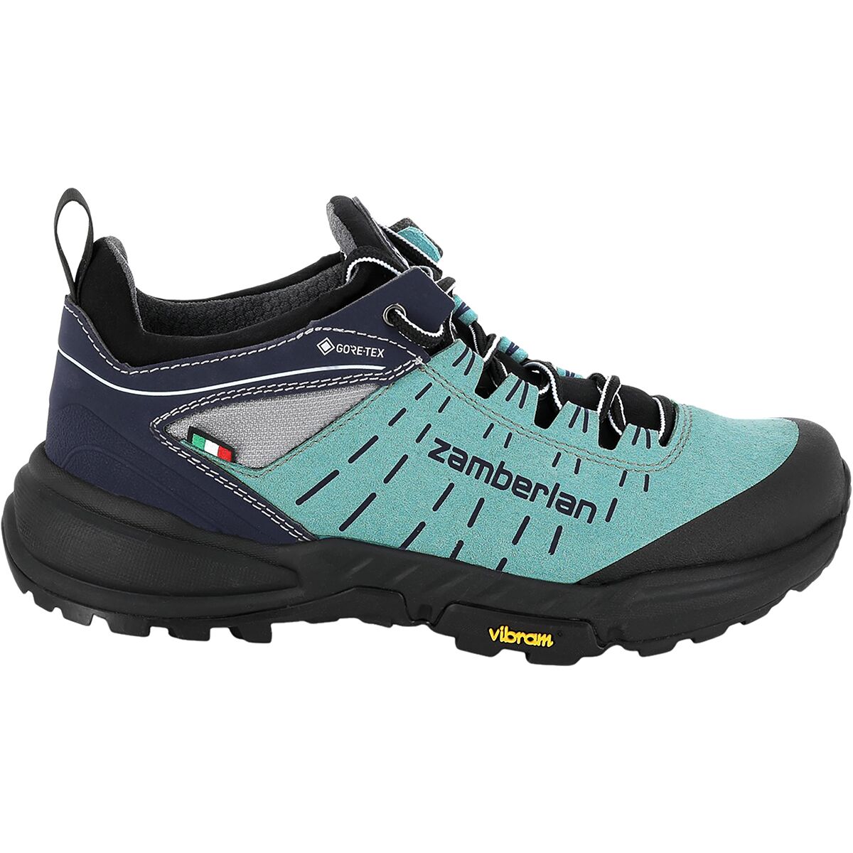 Image of Zamberlan Circe Low GTX Shoe - Women's Light Blue/Navy, 9.5