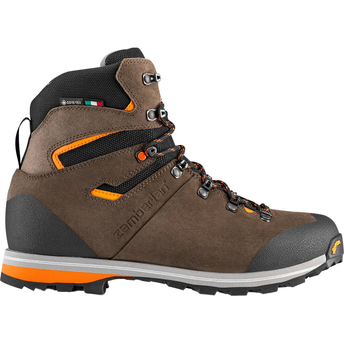 Image of Zamberlan Thunder GTX Boot - Men's Brown/Orange, 10.5