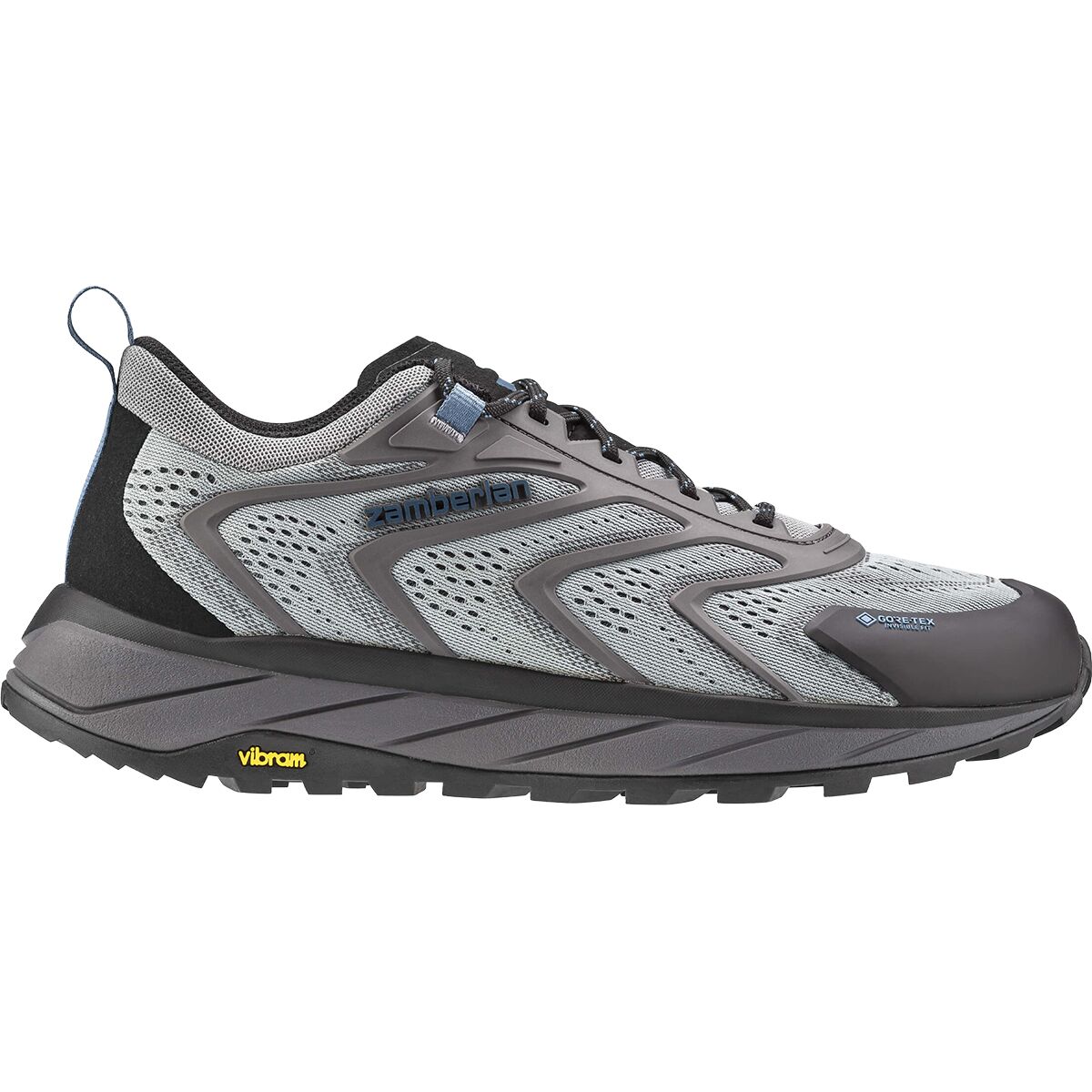 Image of Zamberlan Exotrail GTX Hiking Shoe - Men's Grey/Denim, 10.0