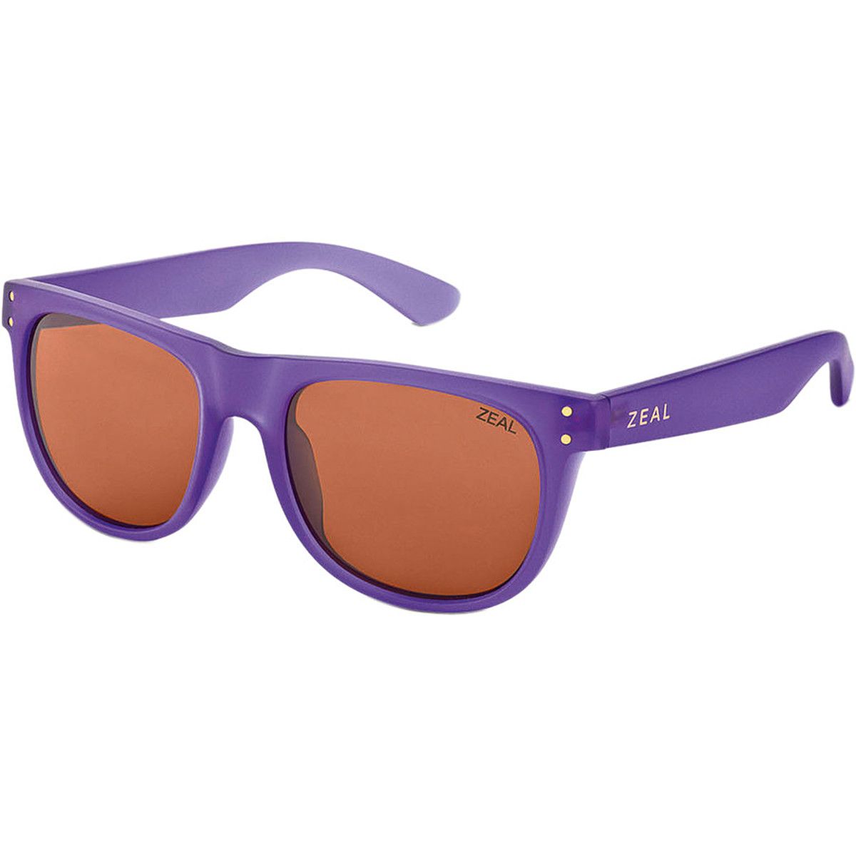 Zeal Ace Polarized Sunglasses Deep Purple/Copper, One Size