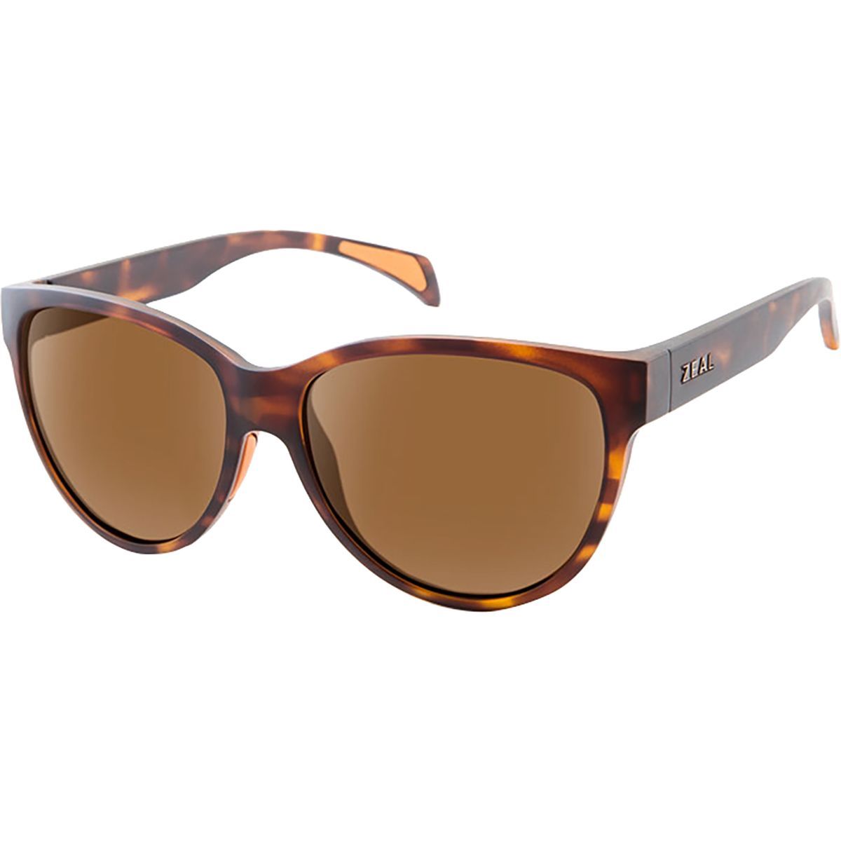 Image of Zeal Isabelle Polarized Sunglasses - Women's Matte Tortoise/Ellume Copper, One Size