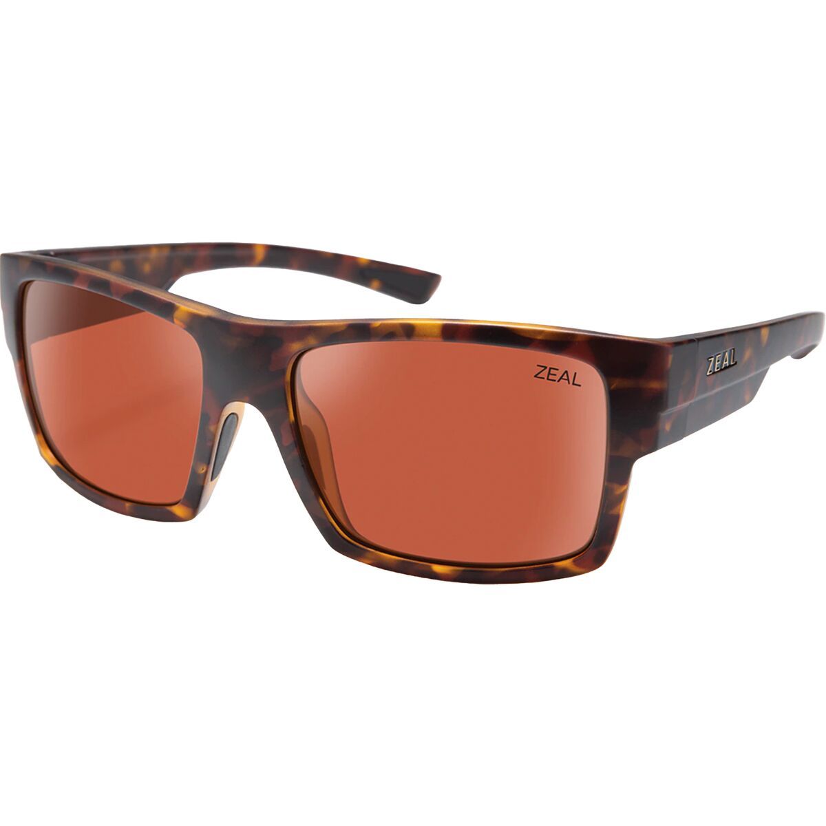 Image of Zeal Ridgway Sunglasses - Men's Matte Red Tortoise/Rose, One Size