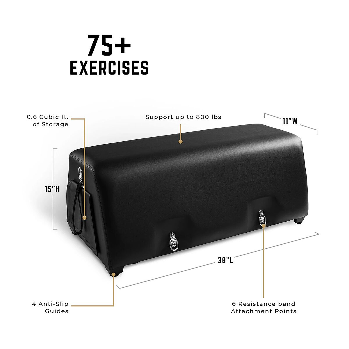 Zeno bench top workouts
