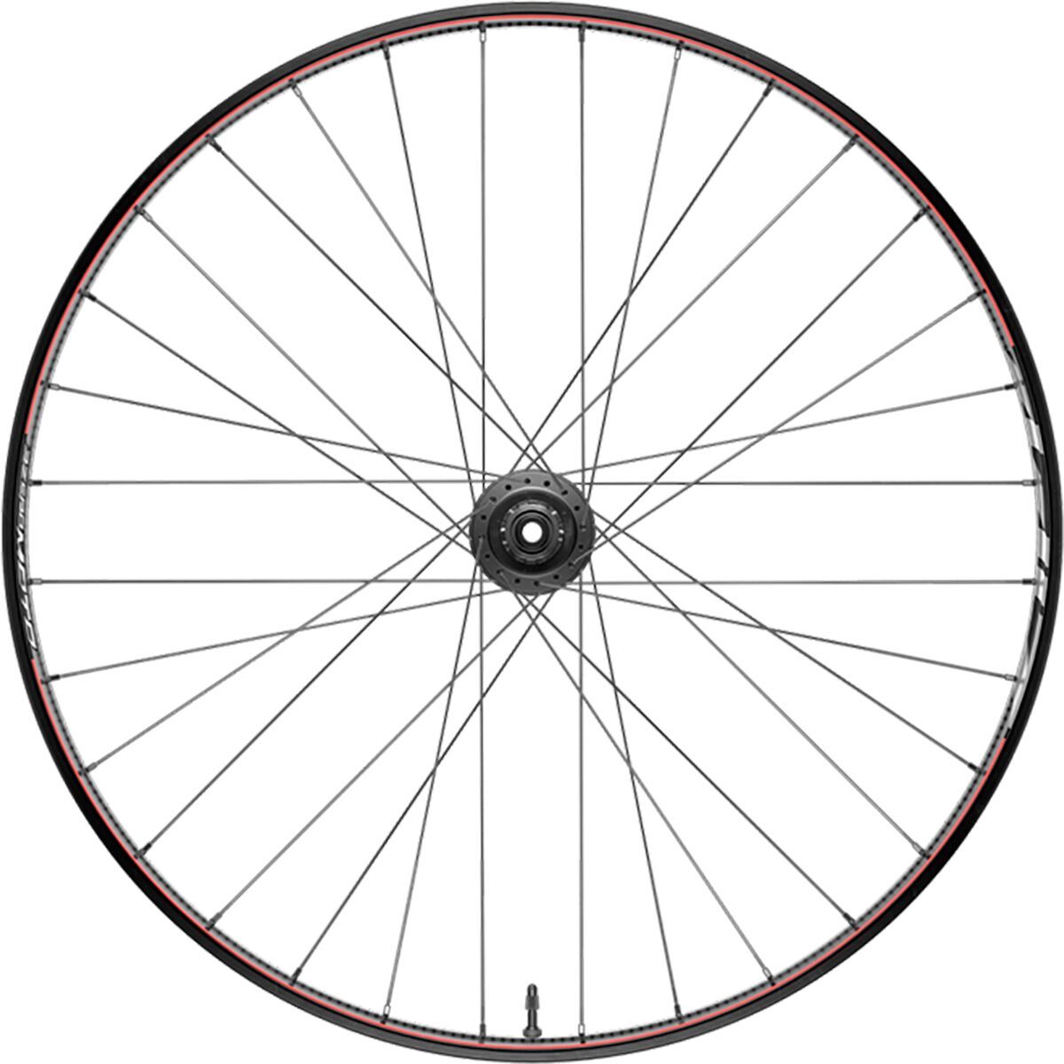 Image of Zipp 3ZERO MOTO 27.5in Carbon Boost Wheel Stealth Line, Front, 15x110mm