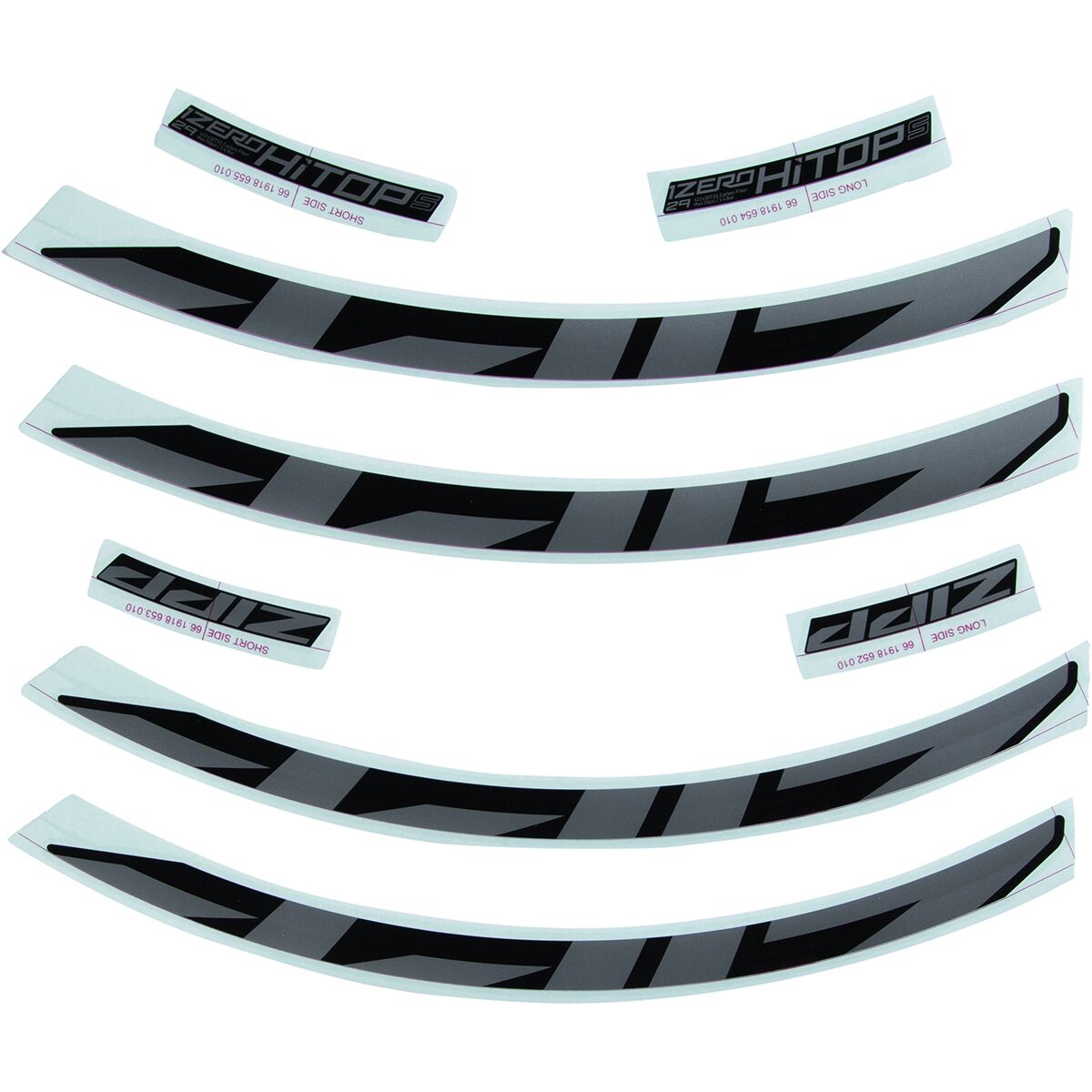 Zipp Zipp 1ZERO HITOP Decal Silver, Single Rim