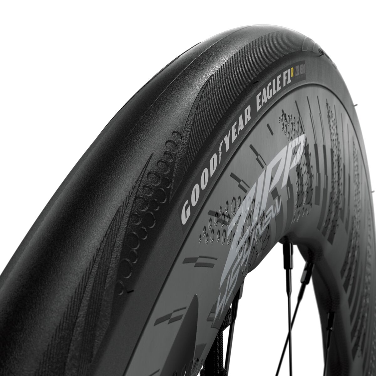 Image of Zipp Goodyear Eagle F1 R Z29 Aero Tubeless Tire Gray, 700x29c