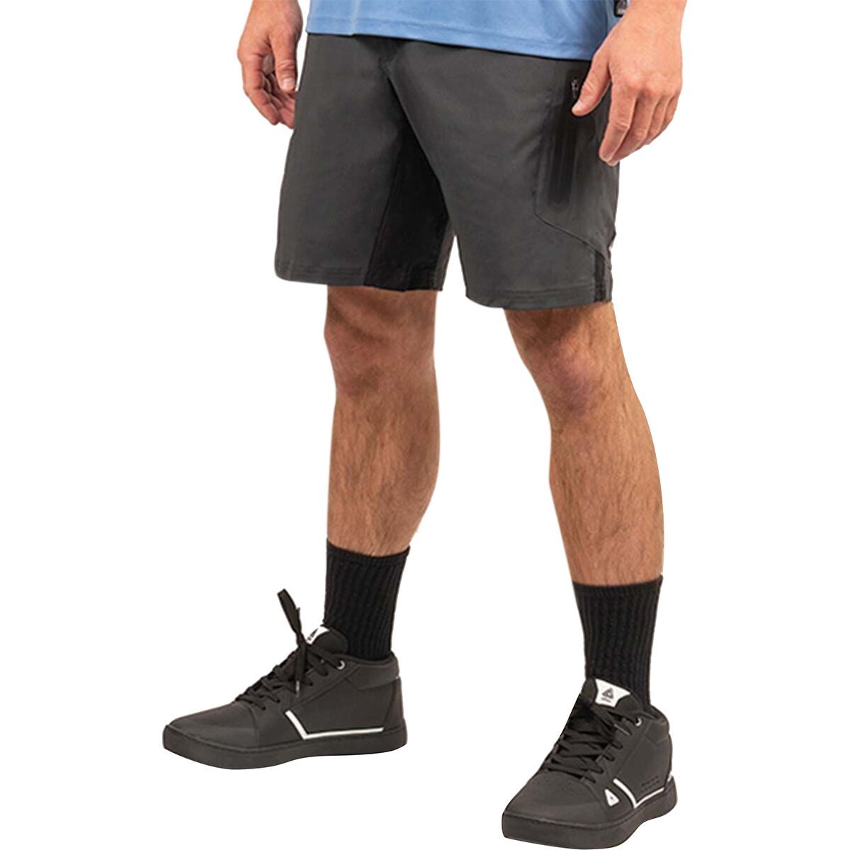 Image of ZOIC Ether 9 Short + Essential Liner - Men's Shadow, L