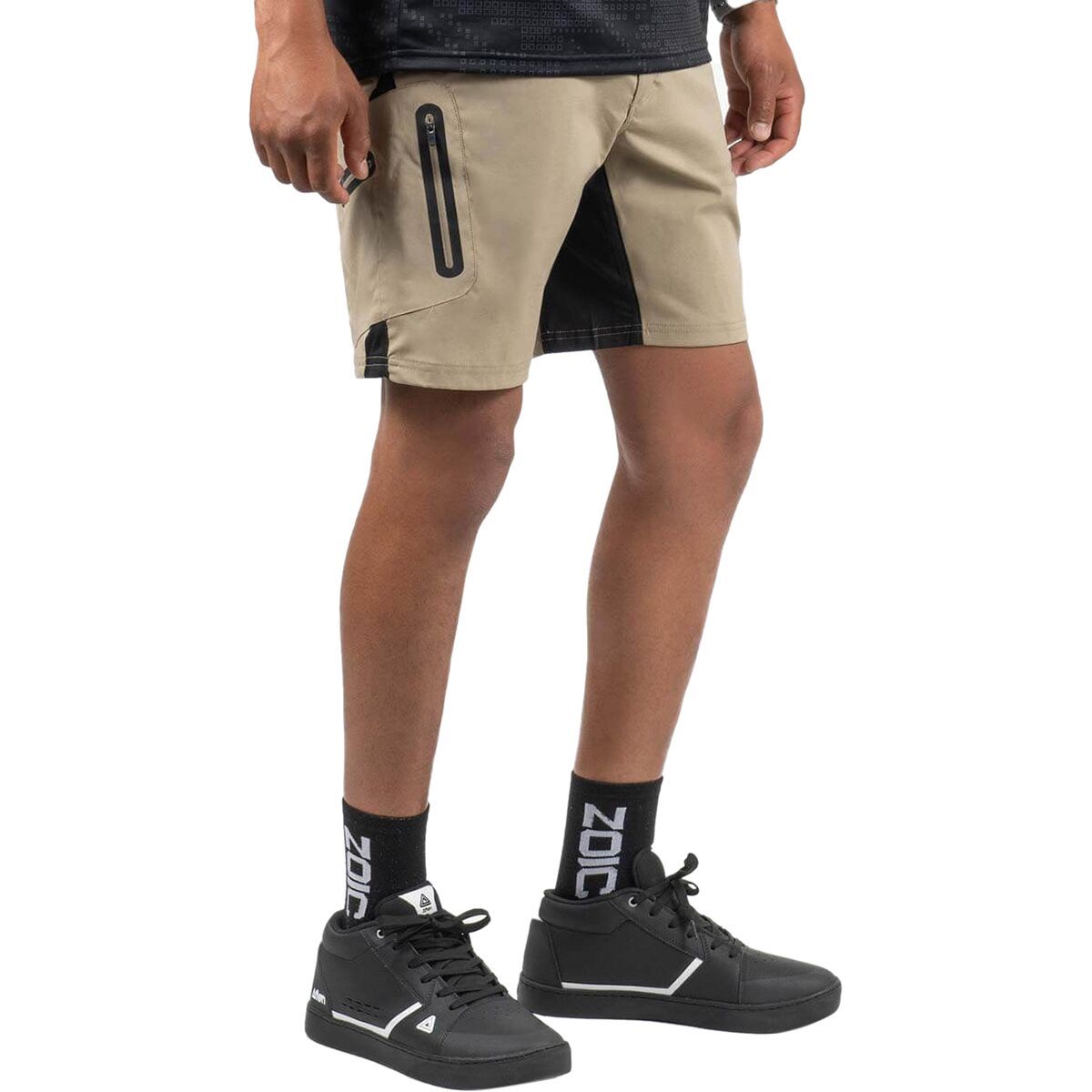 Image of ZOIC Ether 9 Short + Essential Liner - Men's Tan, S