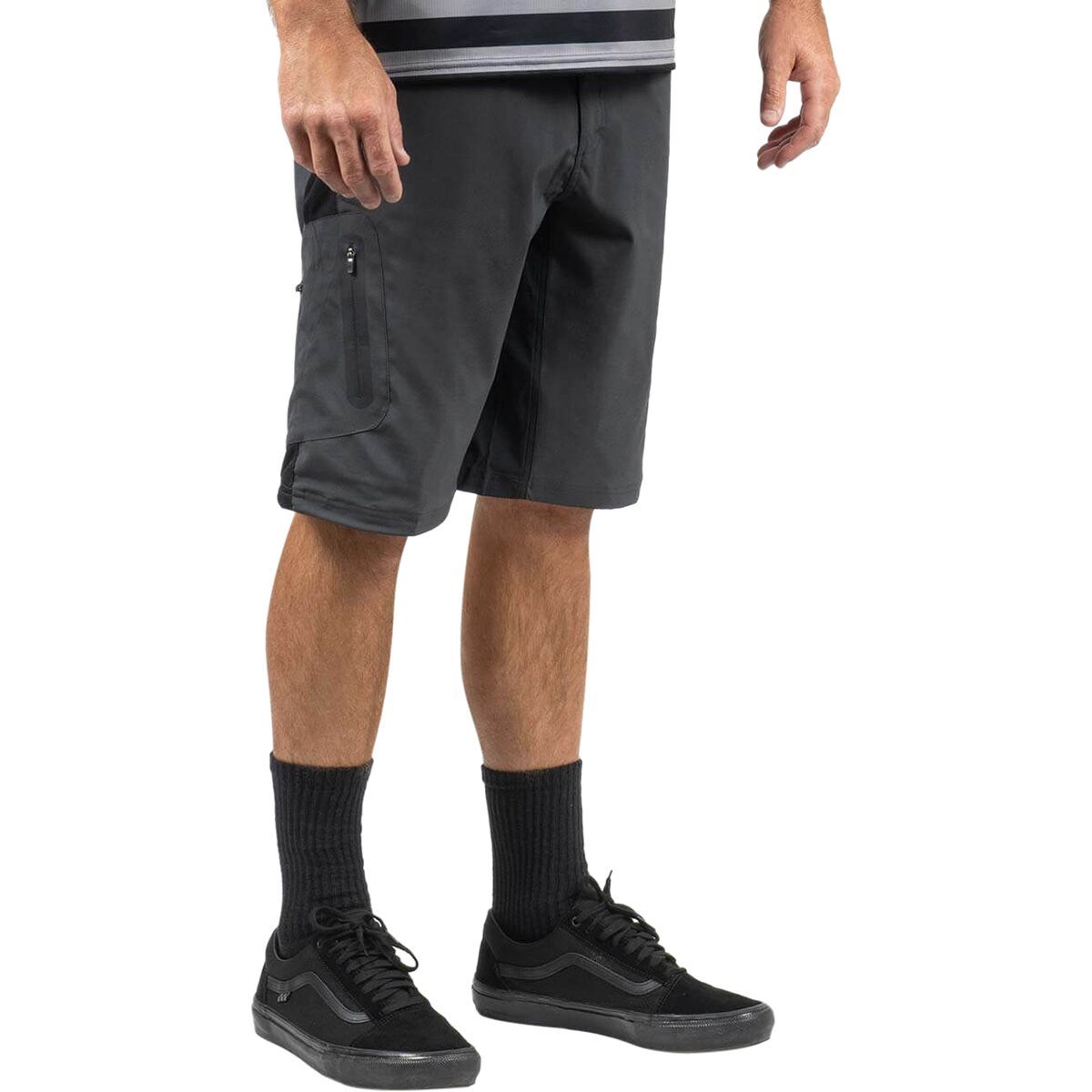 Image of ZOIC Ether Short + Essential Liner - Men's Shadow, XXL