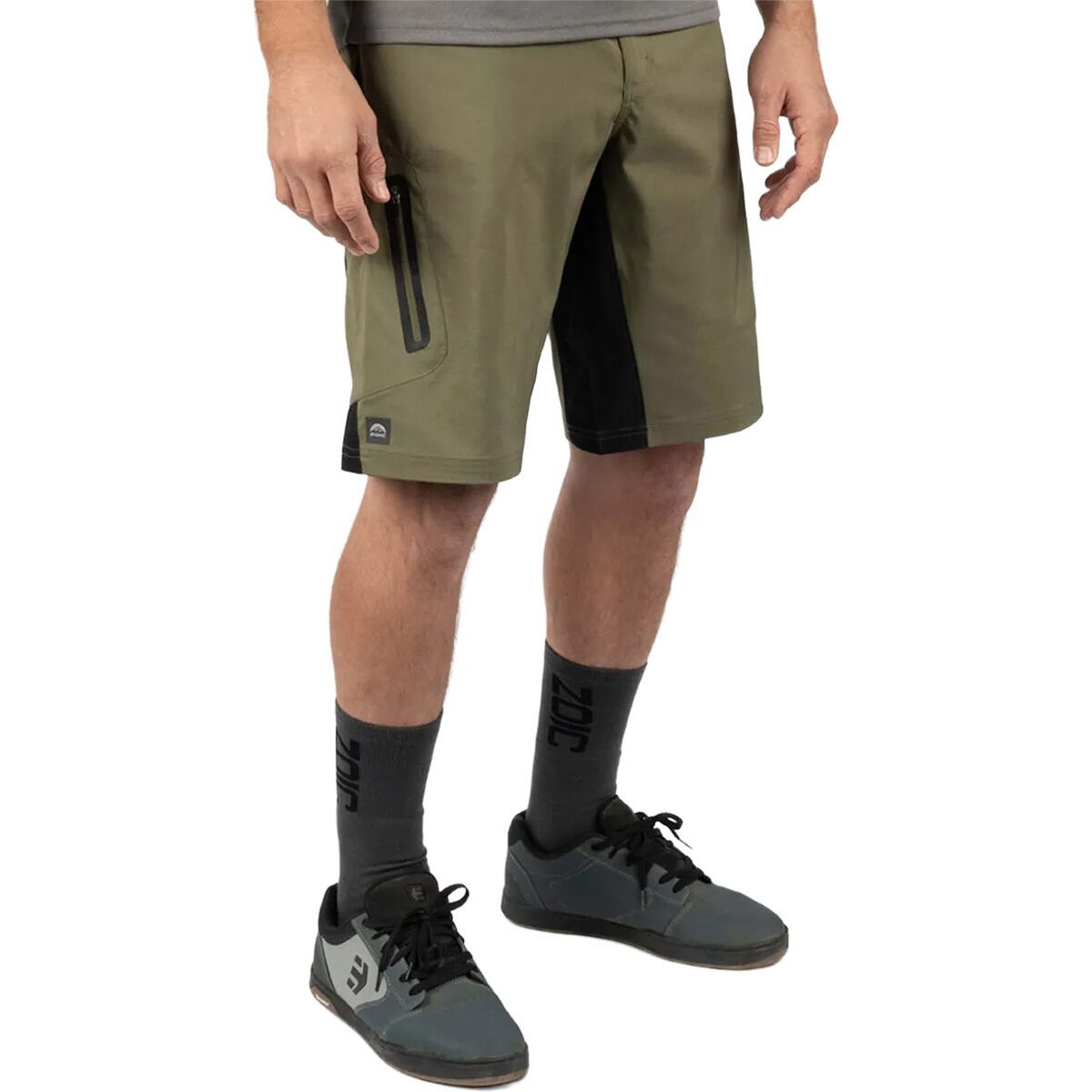 Image of ZOIC Ether 12in Short + Essential Liner - Men's Malachite, XL