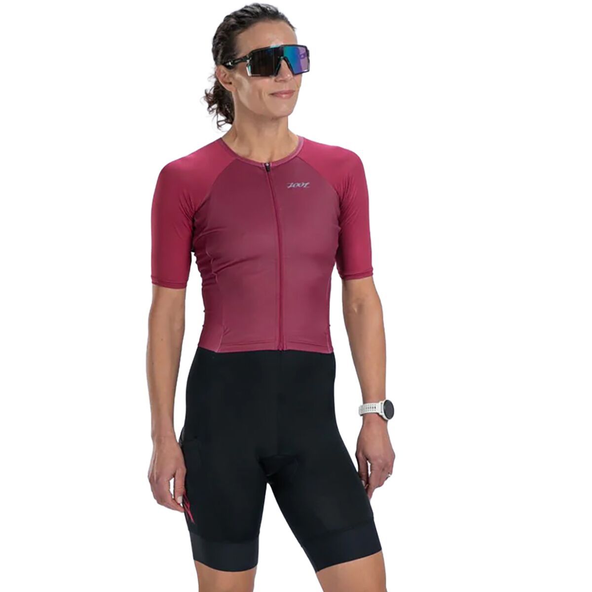 Image of ZOOT Core Tri Aero Full-Zip Racesuit - Women's Plum, XS
