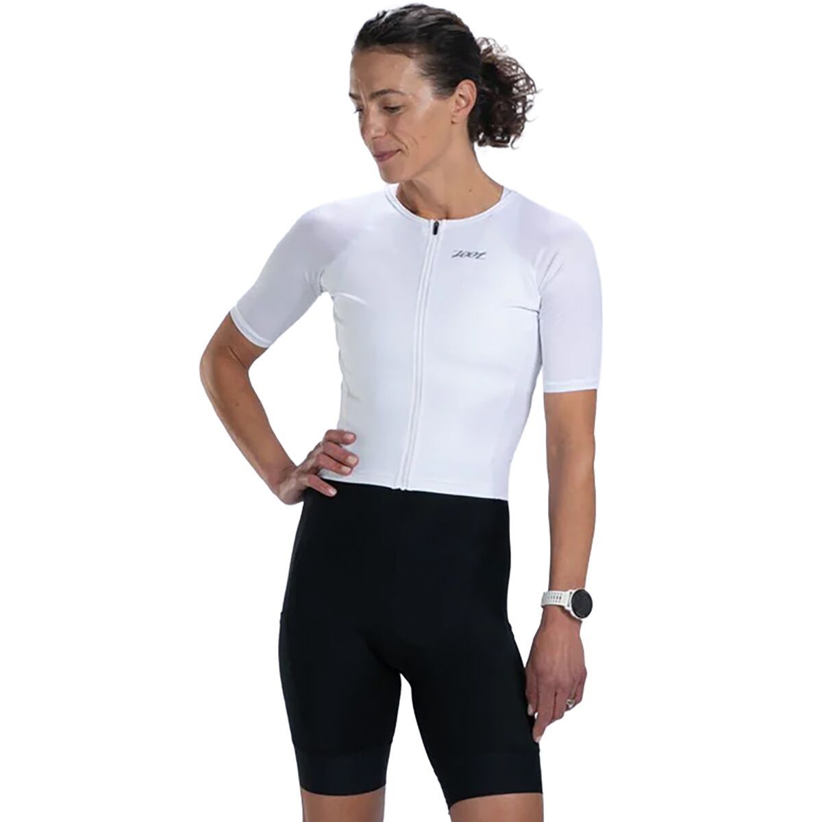 Image of ZOOT Core Tri Aero Full-Zip Racesuit - Women's White, L