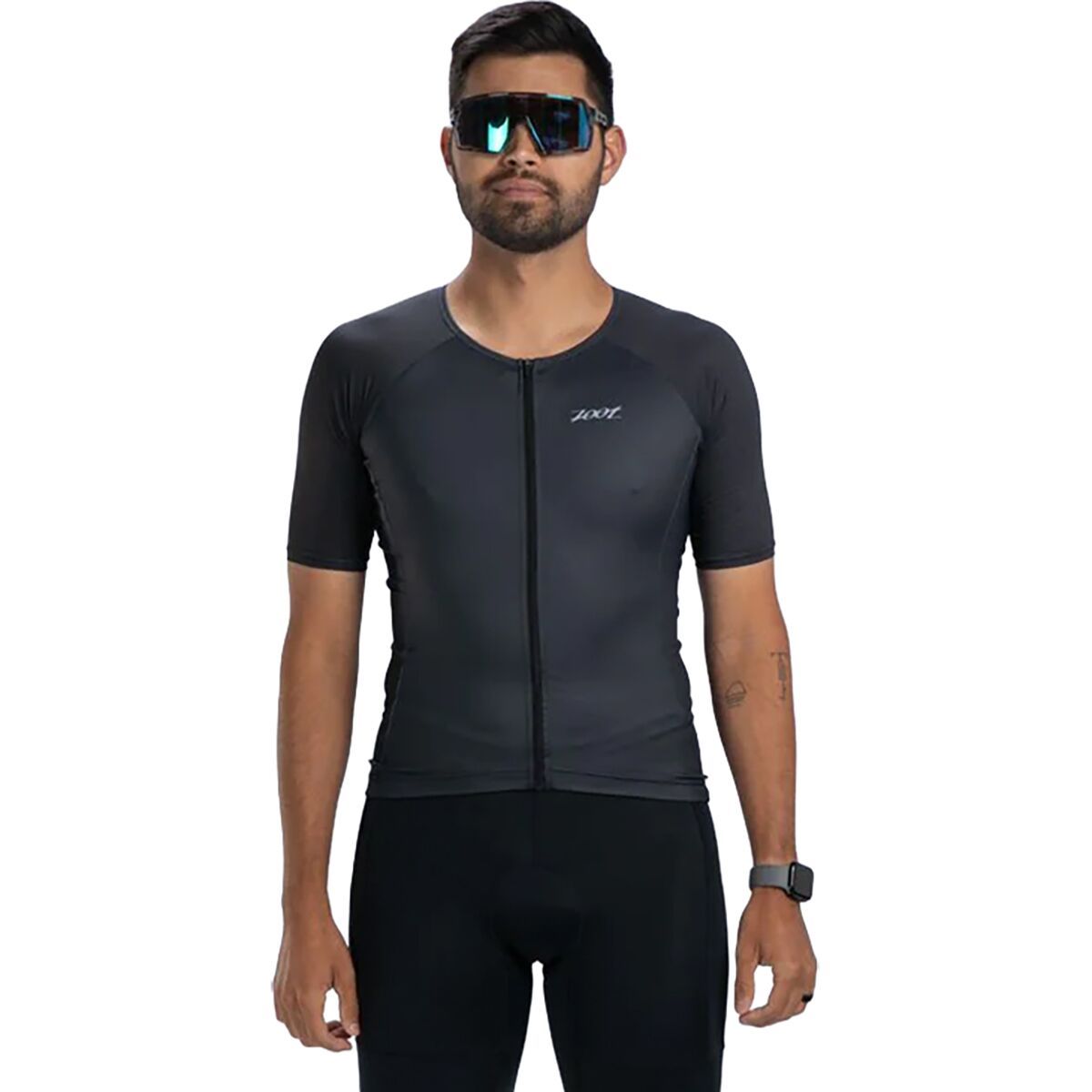 Image of ZOOT Core Tri Aero Short-Sleeve Jersey - Men's Jet Black, M