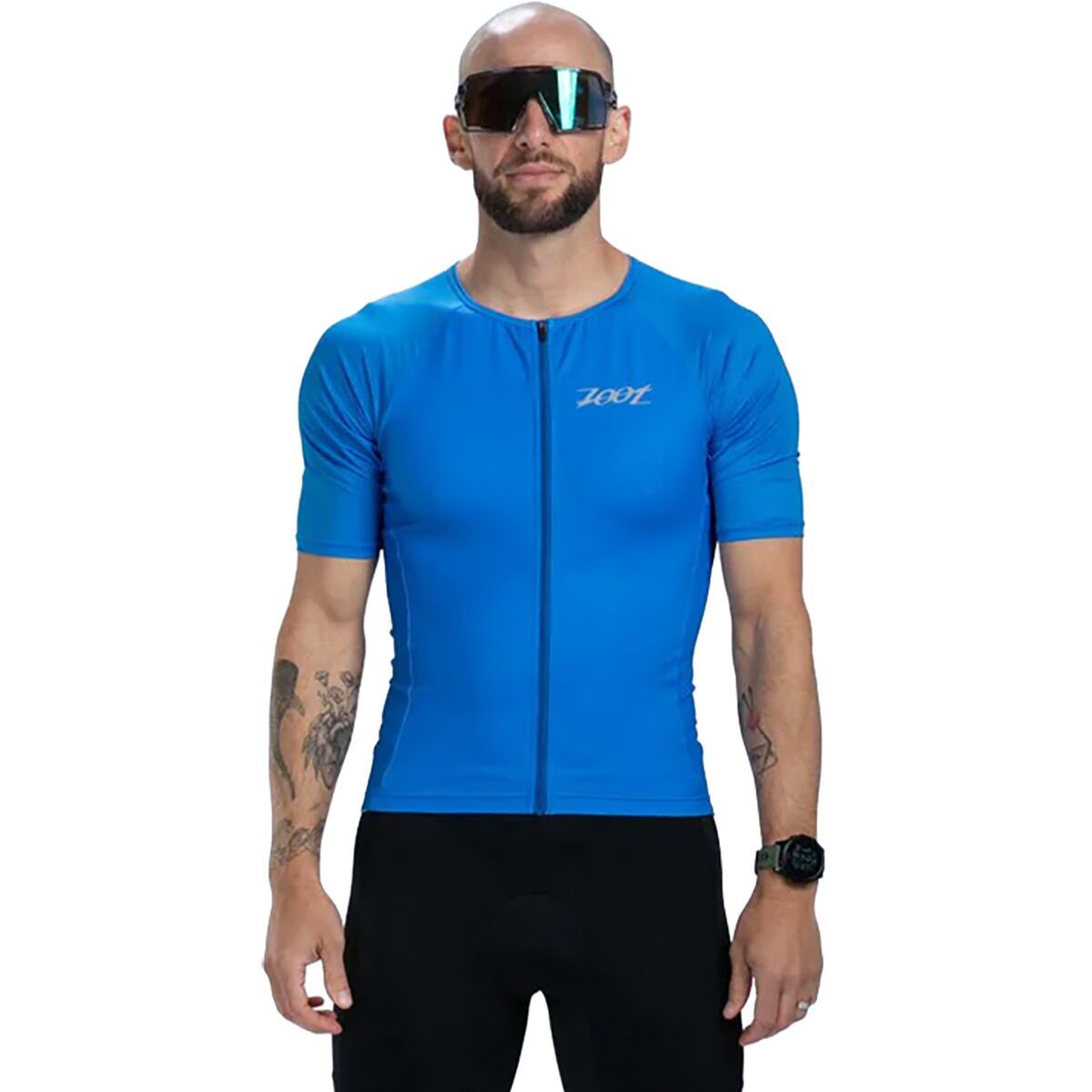 Image of ZOOT Core Tri Aero Short-Sleeve Jersey - Men's Navy, M