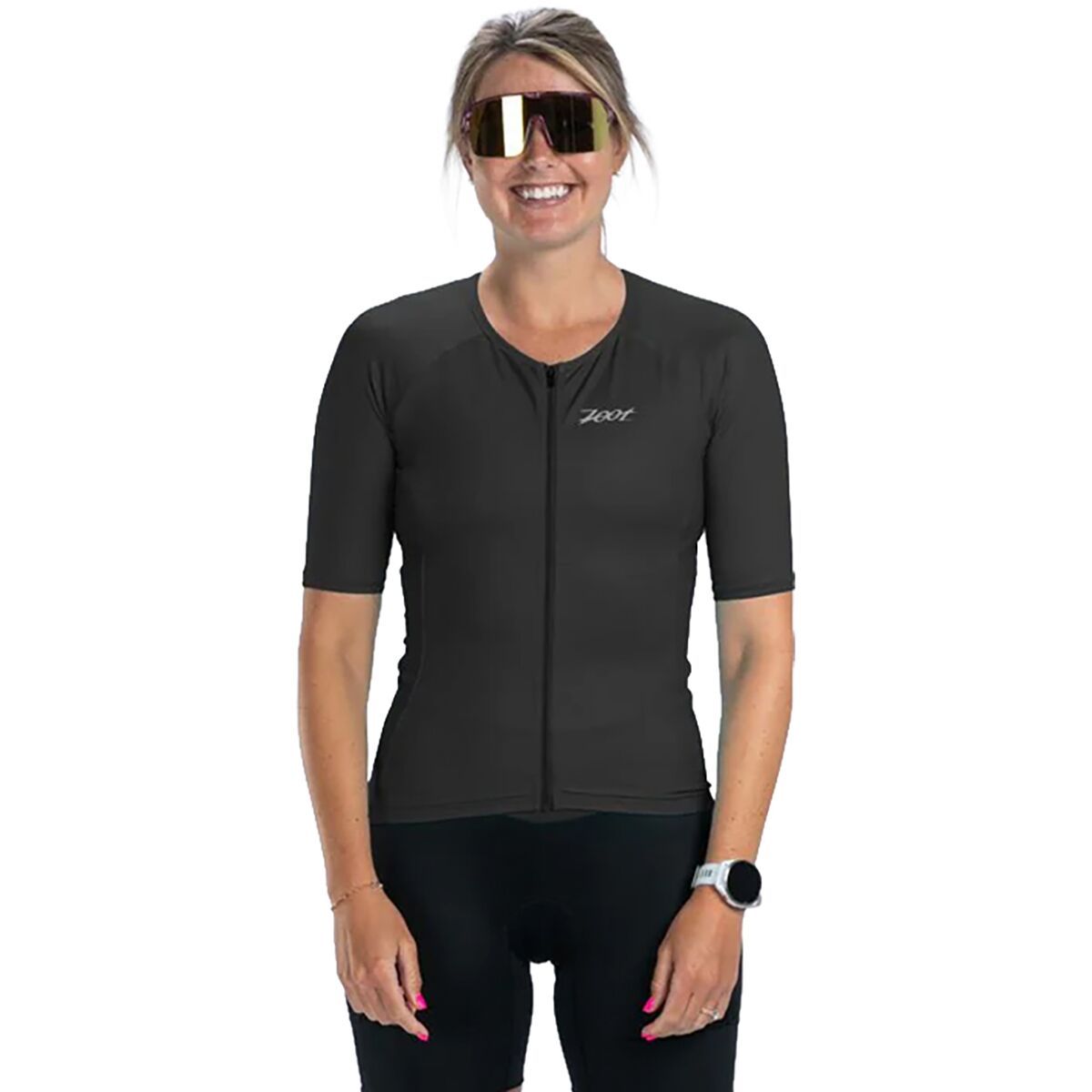Image of ZOOT Core Tri Short-Sleeve Jersey - Women's Jet Black, S