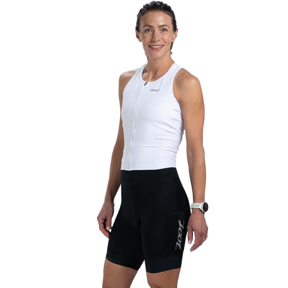 Image of ZOOT Core Tri Sleeveless Full-Zip Racesuit - Women's White, L