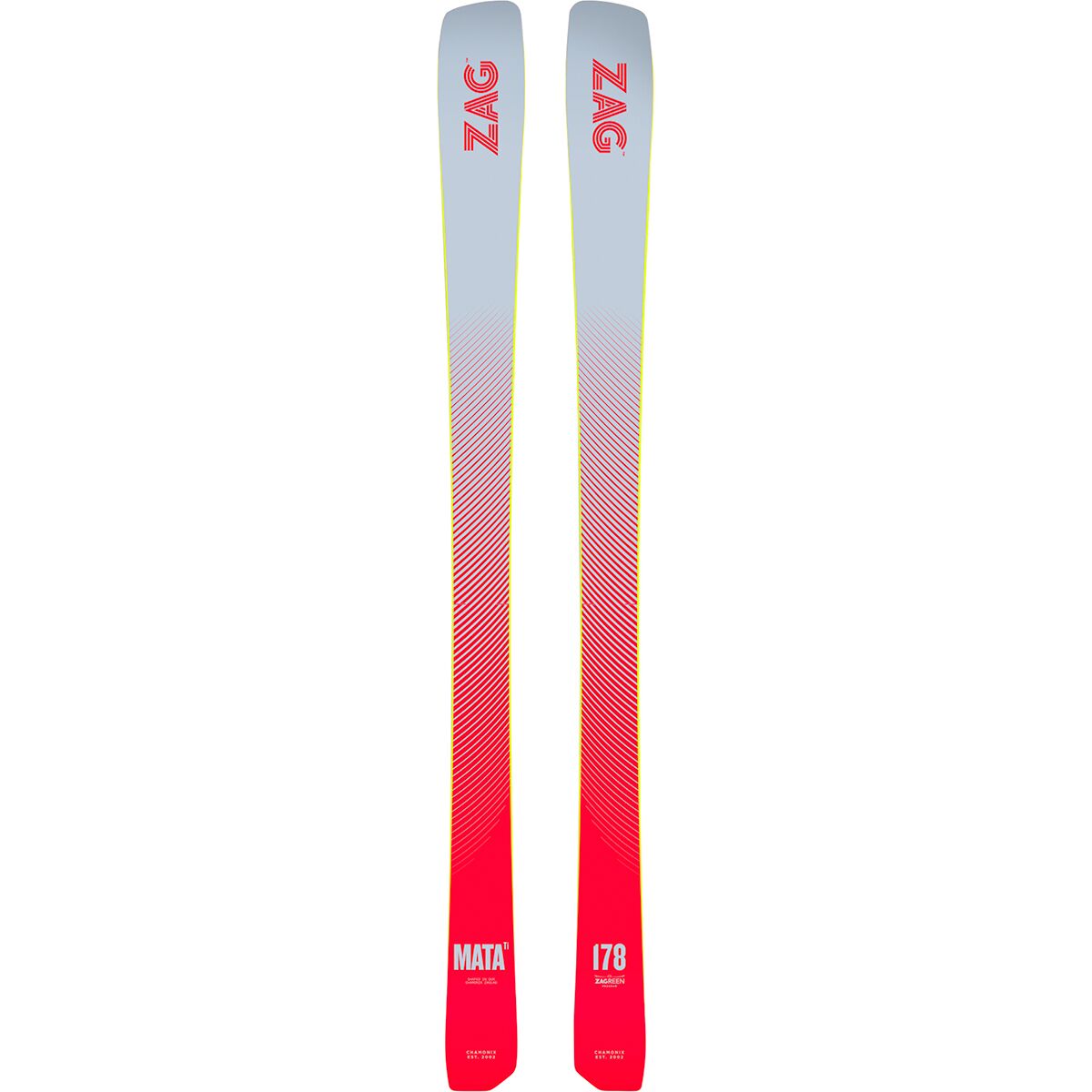 Zag Skis Zag Skis Mata Ti Ski - 2026 White/Red, 173cm
