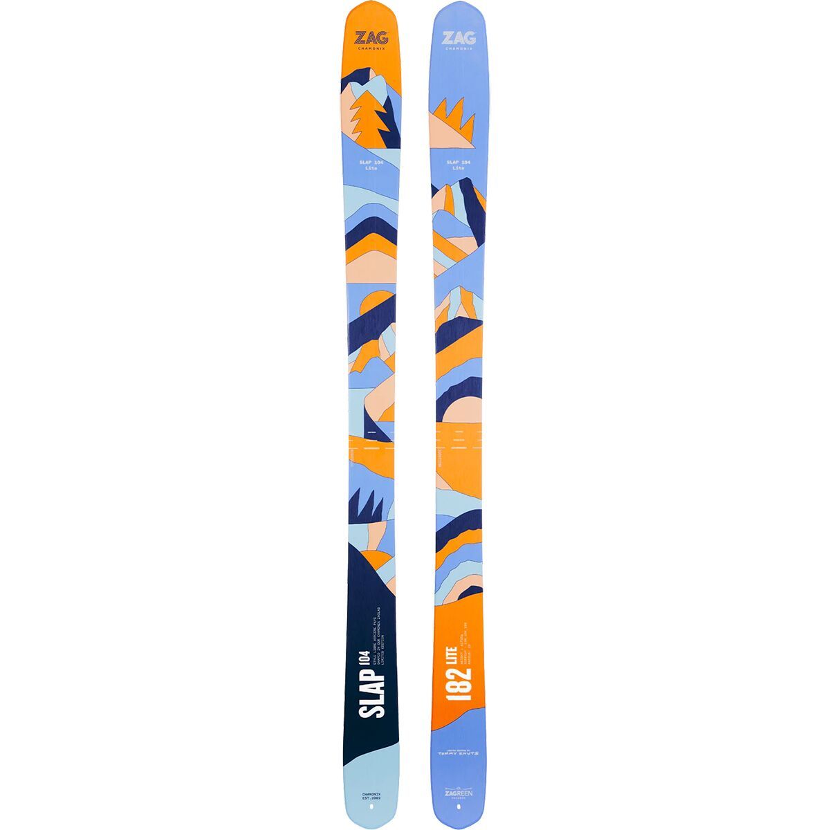 Image of Zag Skis Slap 104 Lite Ski - 2026 Muticolor, 176cm