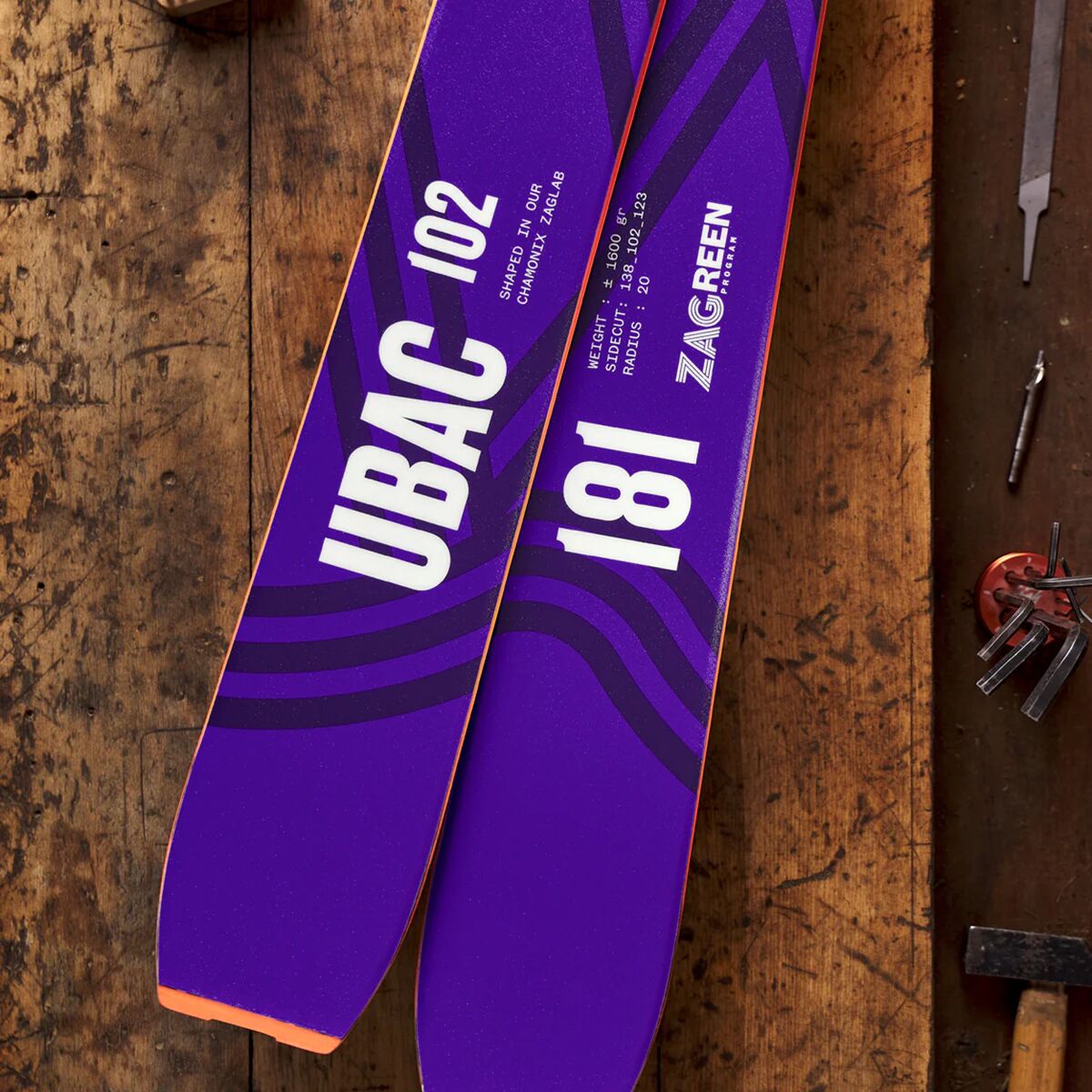 スキー ZAG UBAC102 DINAFIT TLT SUPERLITE2.0 ZAG UBAC 102 Skis 2024 | evo