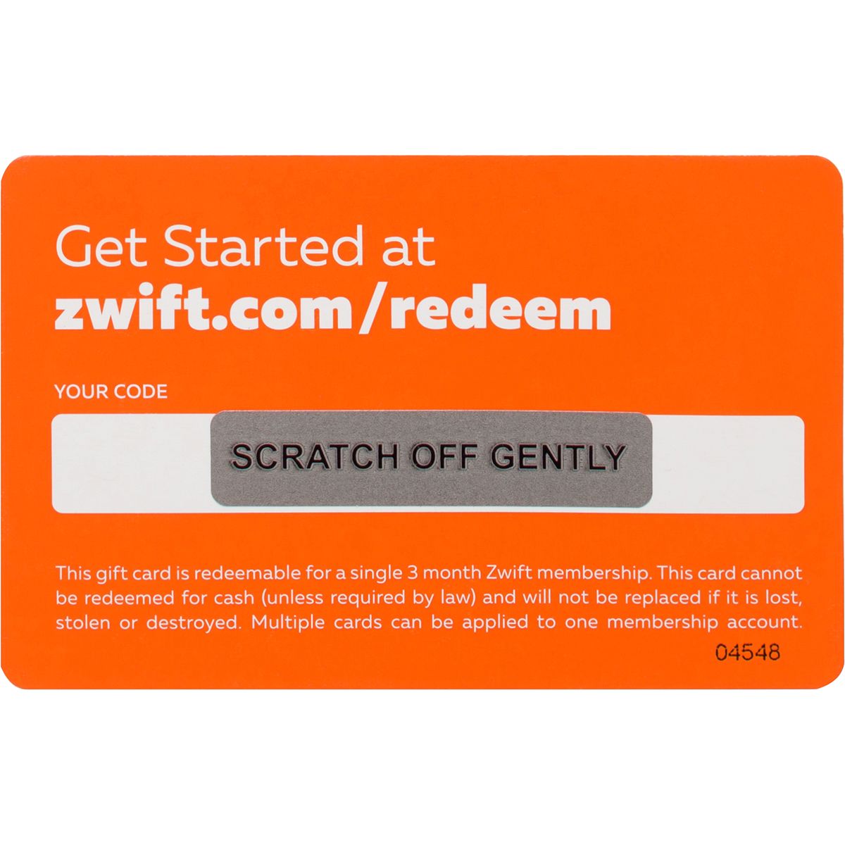 Zwift Membership Card - 3 Months - Bike