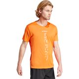 Adidas TERREX Agravic T-Shirt - Men's Semi Impact Orange/White, L