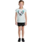Adidas Graphic T-Shirt Mesh Short Set - Girls' Ice Mint, 2T