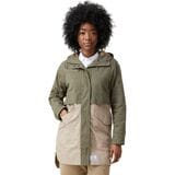 Alpha Industries Colorblock Hooded Jacket - Women's Og/107 Green, XS