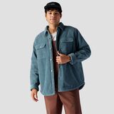 Backcountry Corduroy High Pile Fleece Lined Shirt Jacket - Men's Goblin Blue, XL