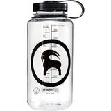 Backcountry x Nalgene Goat Logo 32oz Wide Mouth Sustain Bottle Clear/Black/Black, One Size