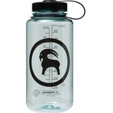 Backcountry x Nalgene Goat Logo 32oz Wide Mouth Sustain Bottle Seafoam/Black/Black, One Size