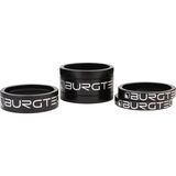 Burgtec Stem Spacer Kit Black, Set of 4