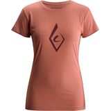 Black Diamond Brushstroke Short-Sleeve T-Shirt - Women's Petal, S